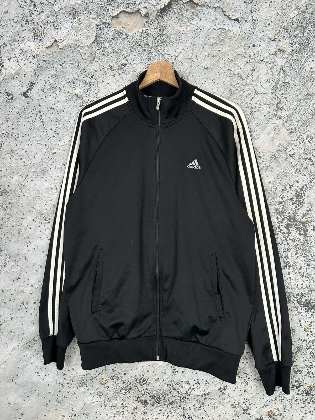 Adidas Vintage Adidas Black Tracksuit Streetwear Rap y2k 00s Skate Size US M / EU 48-50 / 2 - 1 Thumbnail