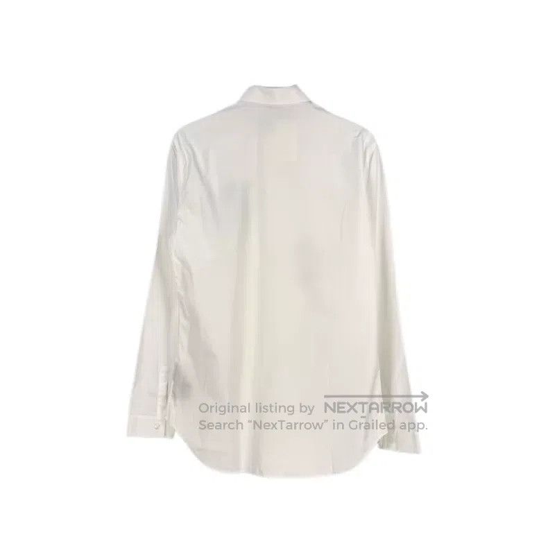 Dior Dior White leather logo shirt Size US XXS / EU 40 - 2 Thumbnail
