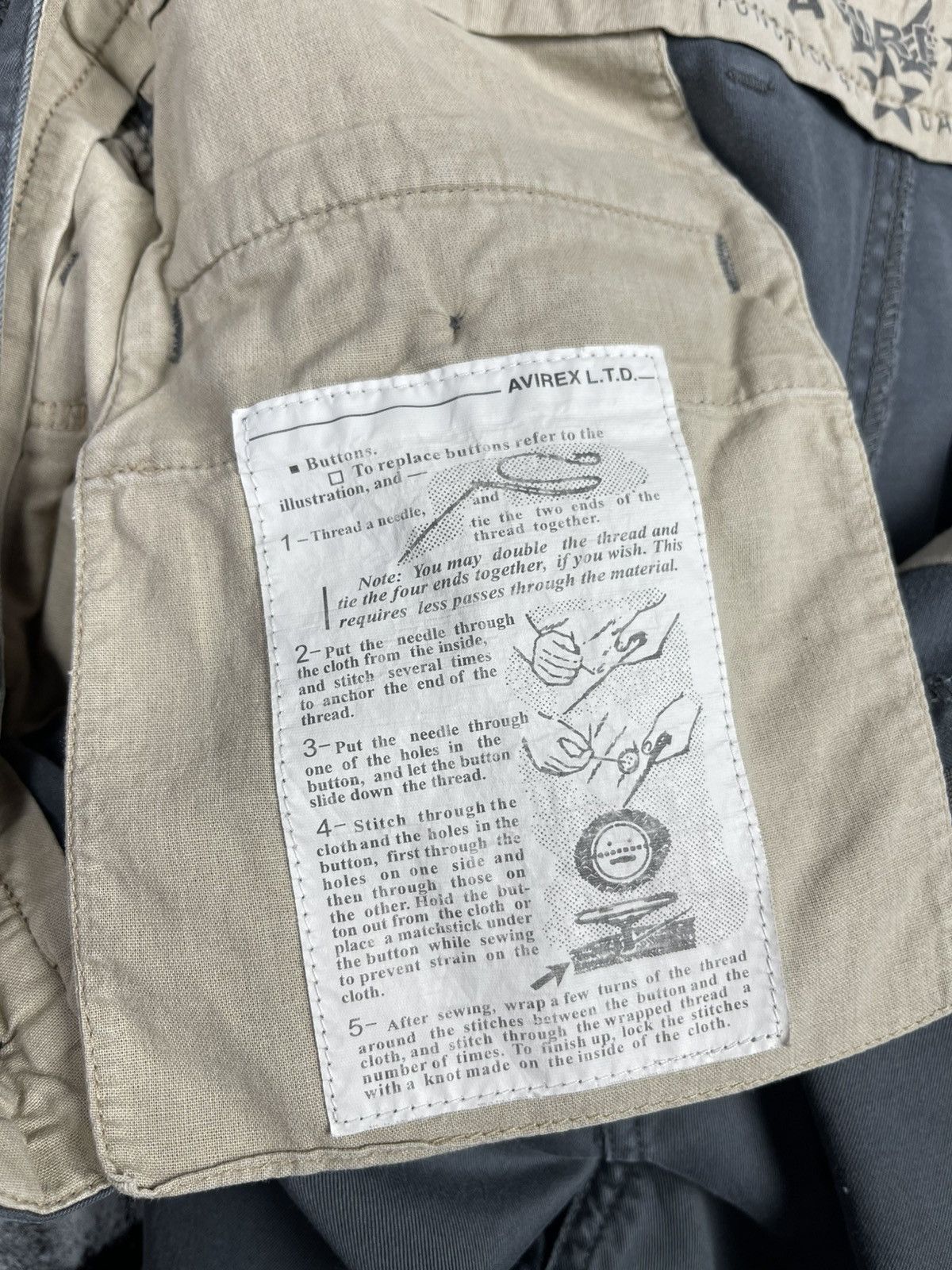 Avirex Vintage Avirex Chinos Grey Military Trousers Men’s Size 33 Size US 33 - 20 Thumbnail