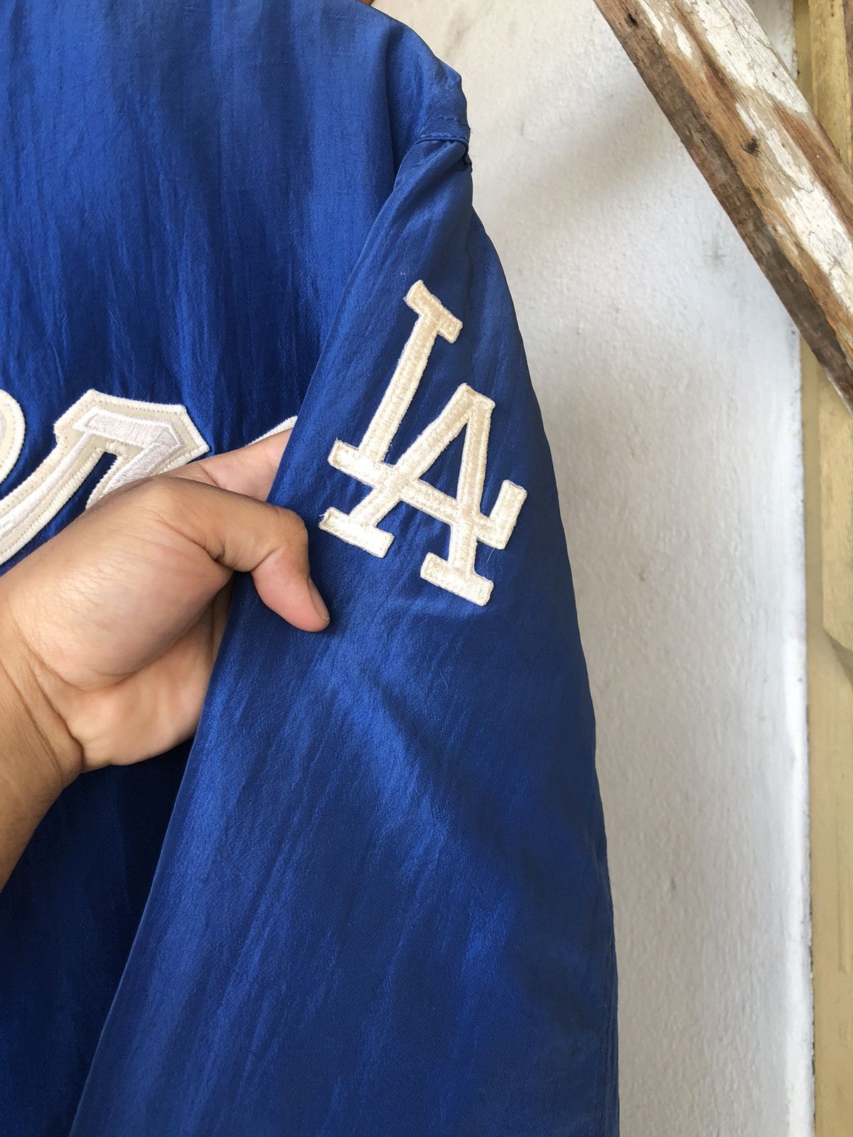 MLB Vintage 90s Dodgers MLB Nomo by Starter Bomber Jacket Size US M / EU 48-50 / 2 - 7 Thumbnail