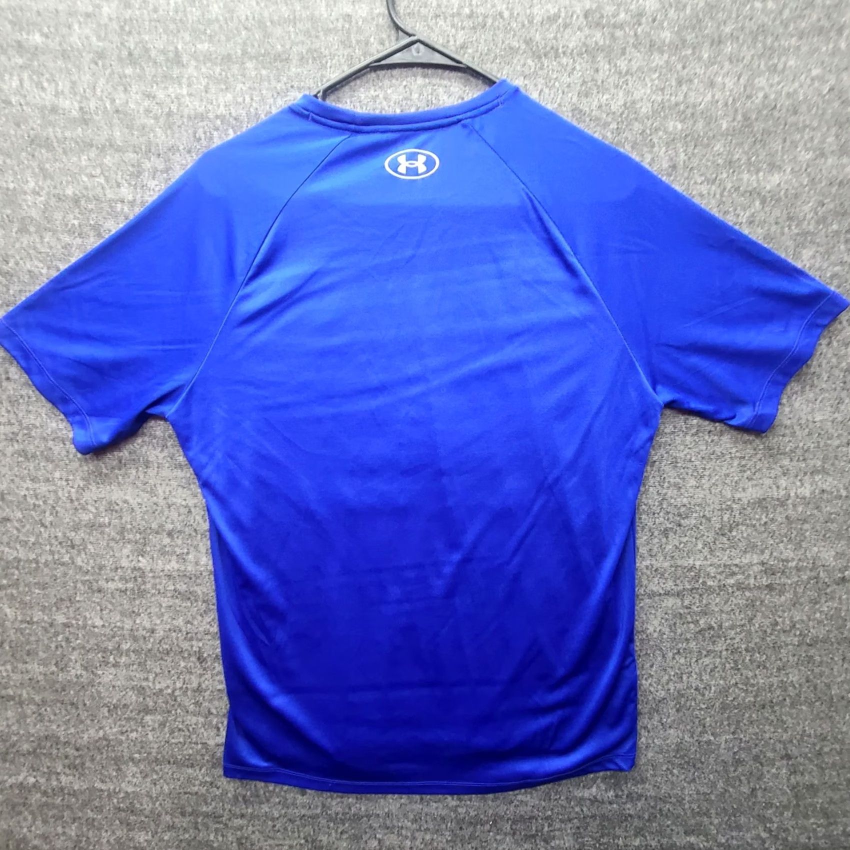 Under Armour Under Armour T Shirt Mens M Short Sleeve HeatGear Athleisure Casual Blue Knit Cotton Blend Logo Regular Fit Crew Neck Short Sleeve City Sports 90s Size US M / EU 48-50 / 2 - 7 Thumbnail
