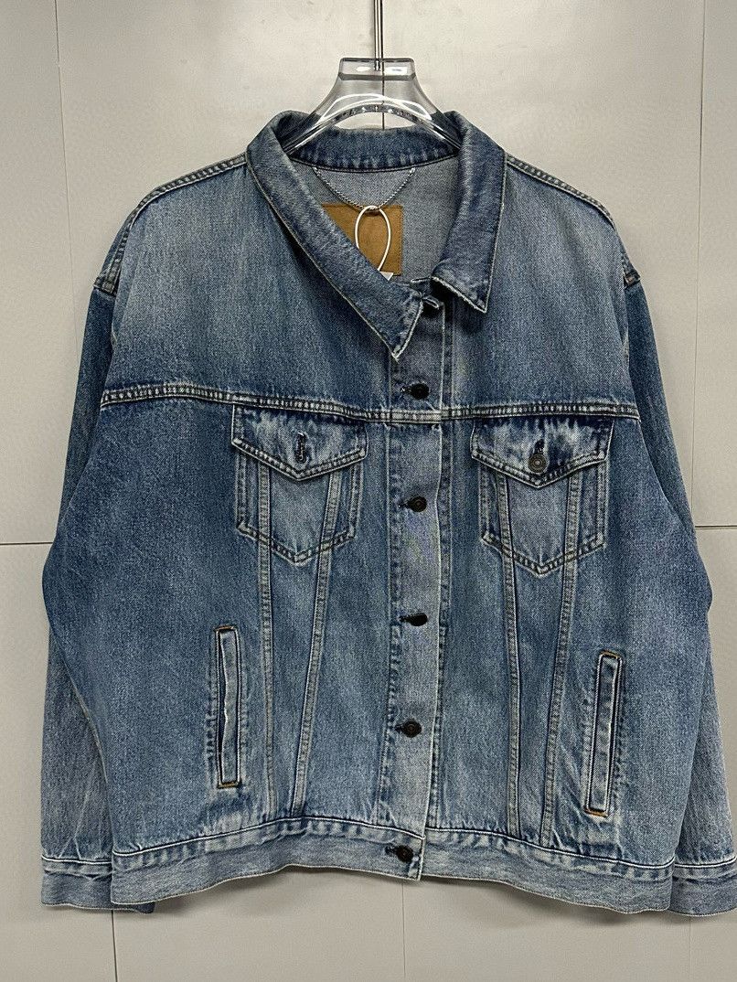 Balenciaga Balenciaga Denim Jacket Size S Size US S / EU 44-46 / 1 - 1 Thumbnail