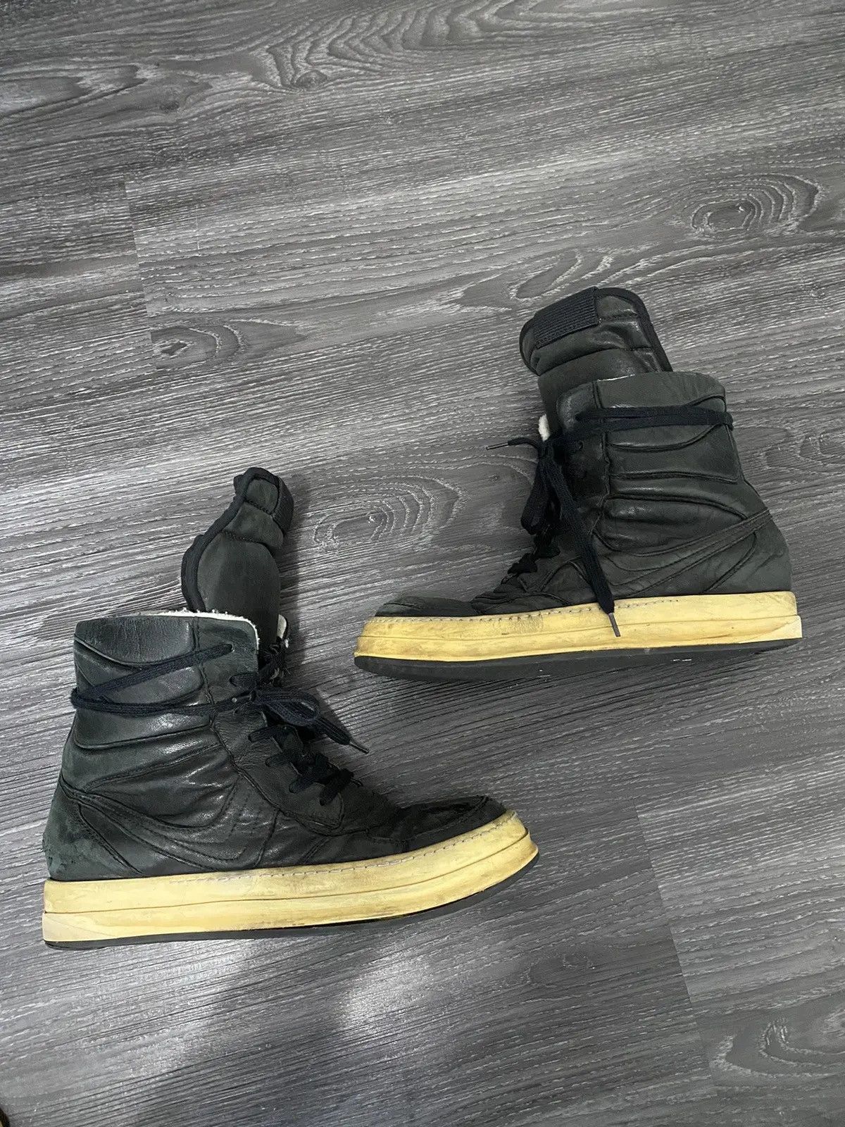 Rick Owens AW06 Dustulator Geodunks Size US 9 / EU 42 - 4 Thumbnail