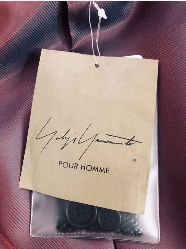 Yohji Yamamoto YYPH 🇯🇵 grey wool fall check side pleated coat 4 NEW Size 42R - 12 Thumbnail