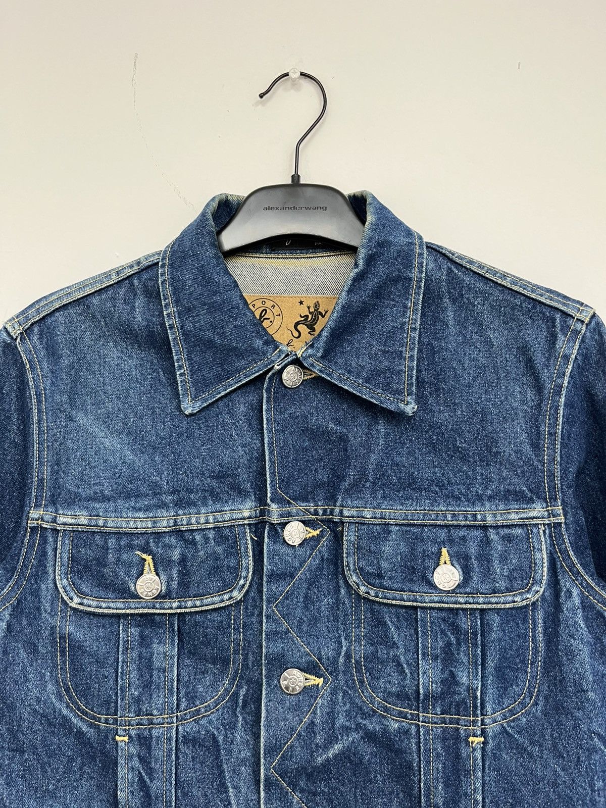 agnes b. Vintage Agnes B Trucker Denim Jacket Size S / US 4 / IT 40 - 5 Thumbnail