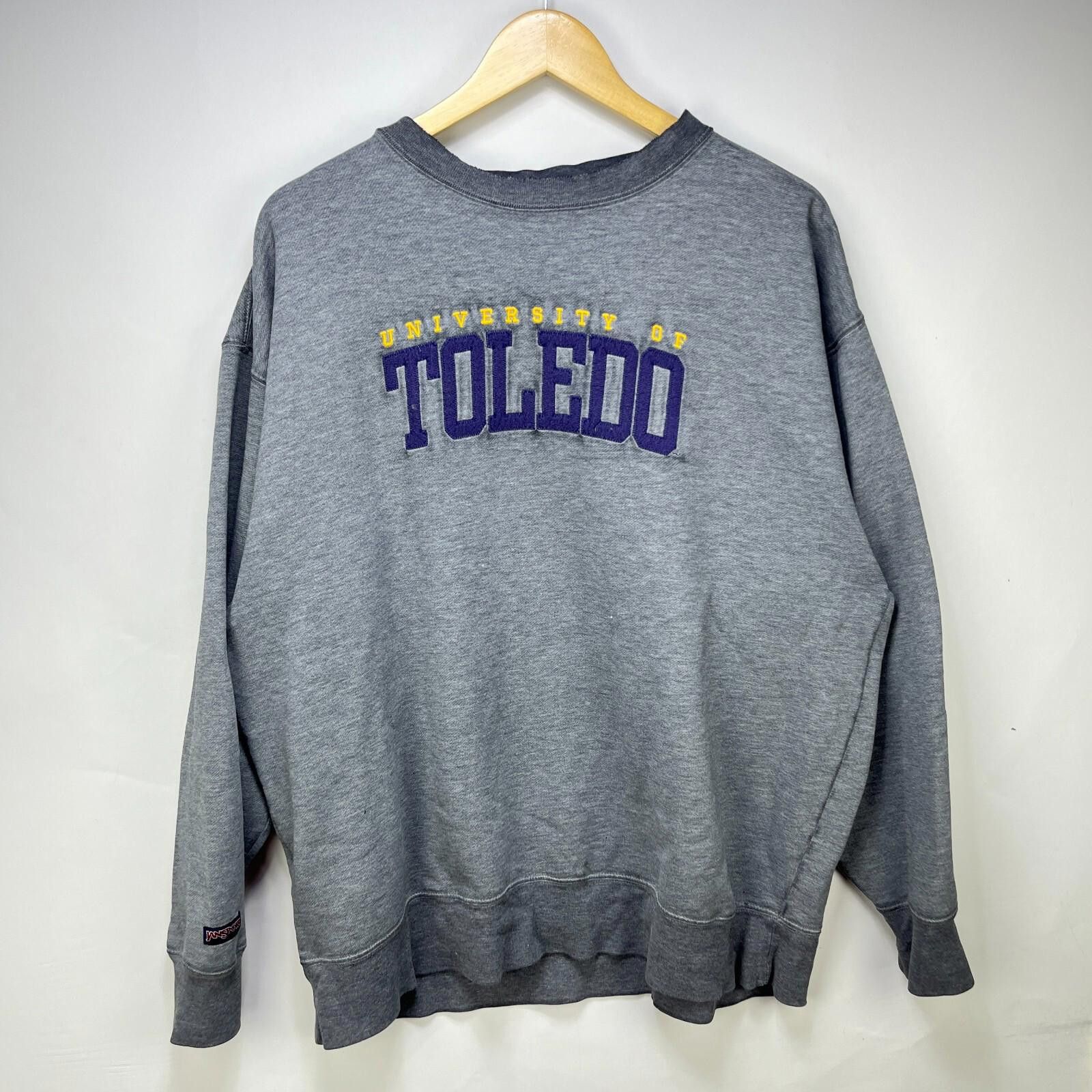 Other Vintage University of Toledo Sun Faded Sweatshirt XL Rockets Size ONE SIZE - 1 Thumbnail