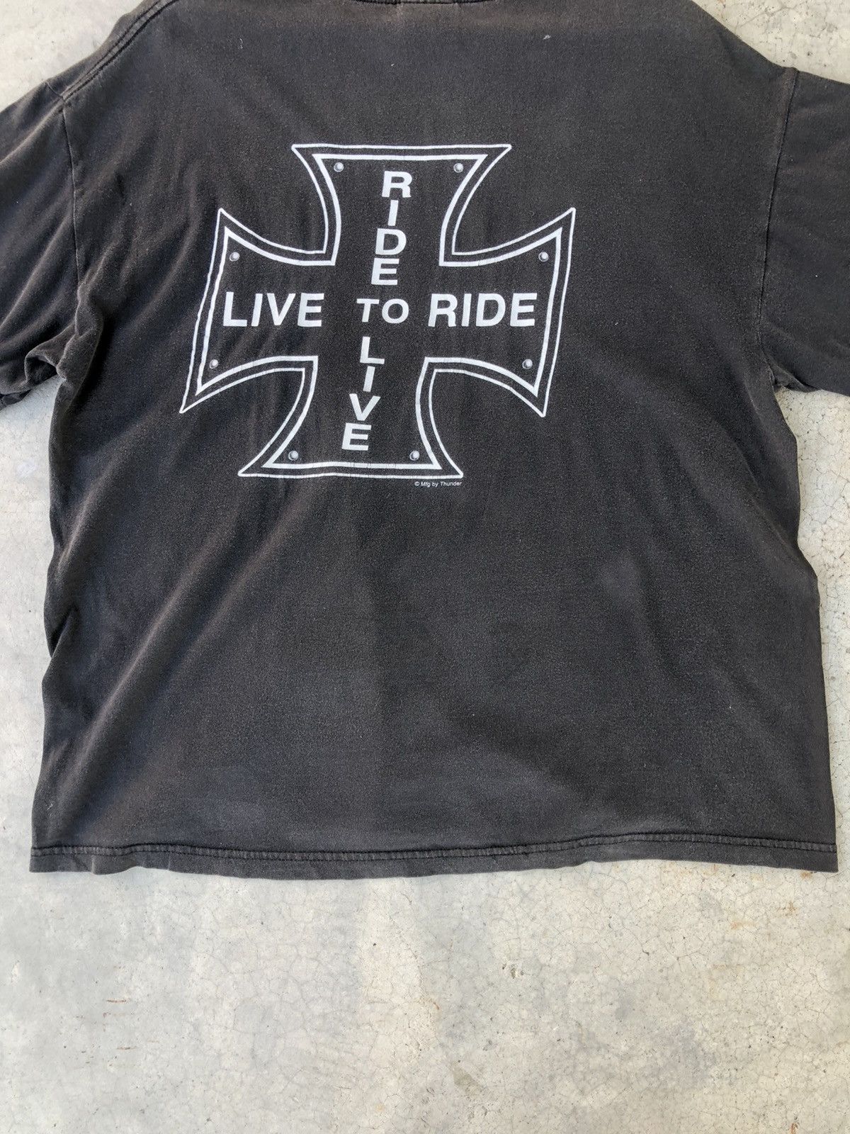 Other 🔴Very Rare Ride To Live T-Shirt Faded Size US XL / EU 56 / 4 - 12 Thumbnail