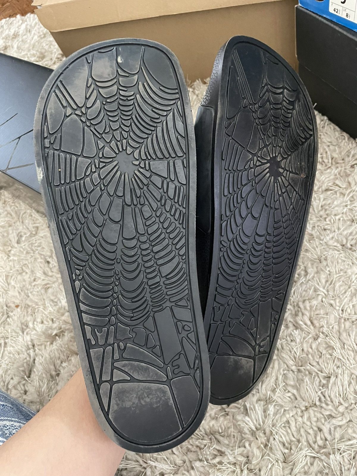 Sp5der Sp5der Black Slides Size US 11 / EU 44 - 7 Thumbnail