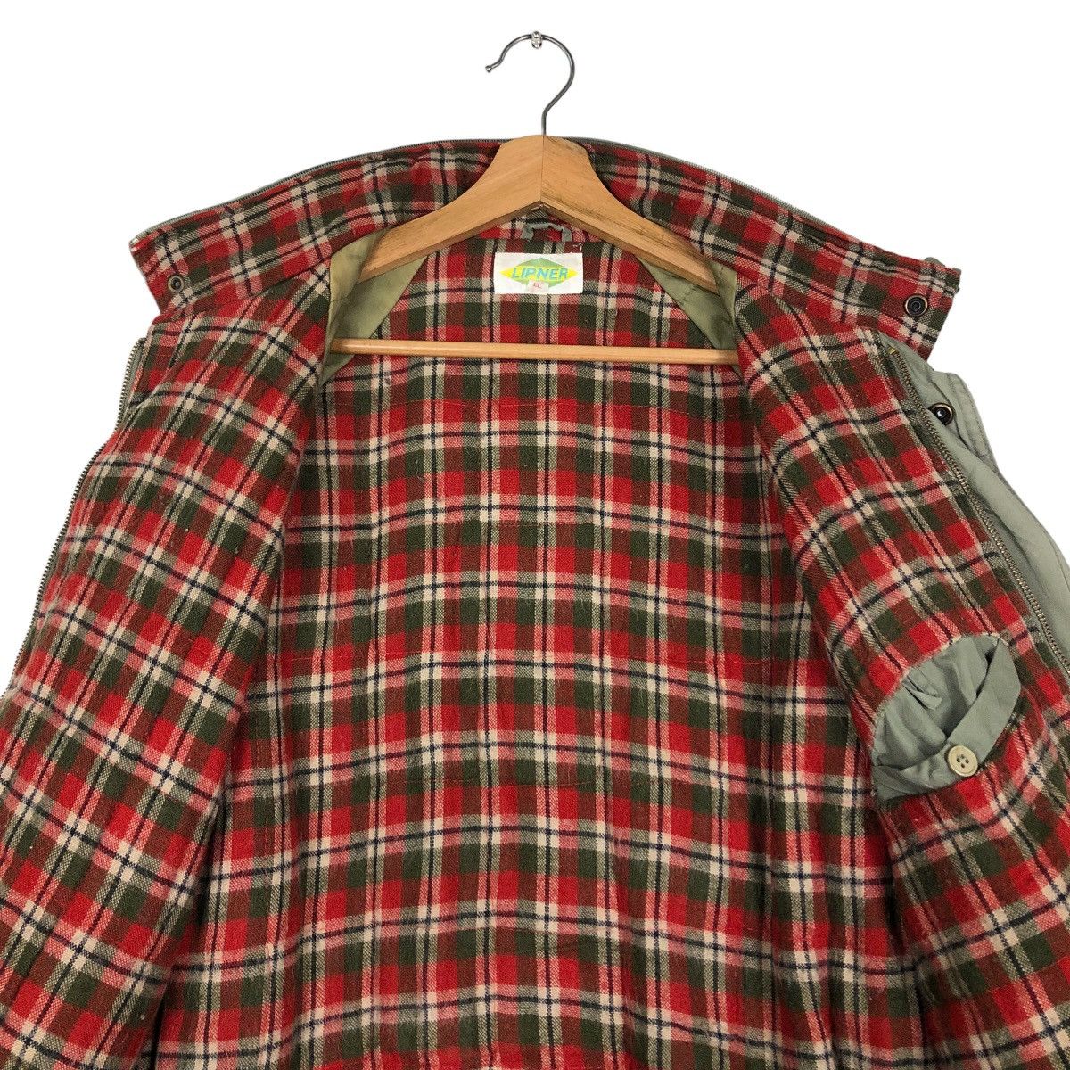 Japanese Brand 🔥Vintage Bomber Jacket Lipner Tartan Lining Issey Miyake Size US L / EU 52-54 / 3 - 14 Thumbnail