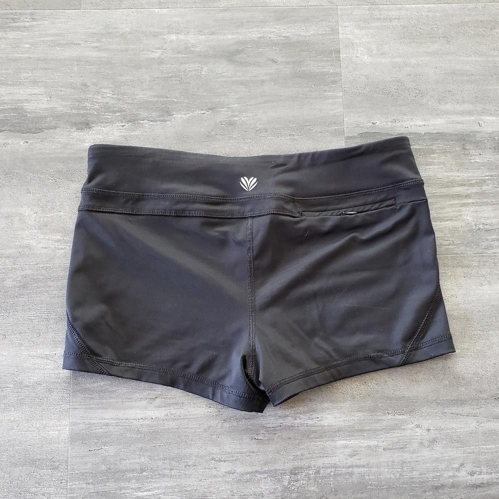 Forever 21 Black Pocket Detailed F21 Athletic Short Size 32" / US 10 / IT 46 - 2 Thumbnail