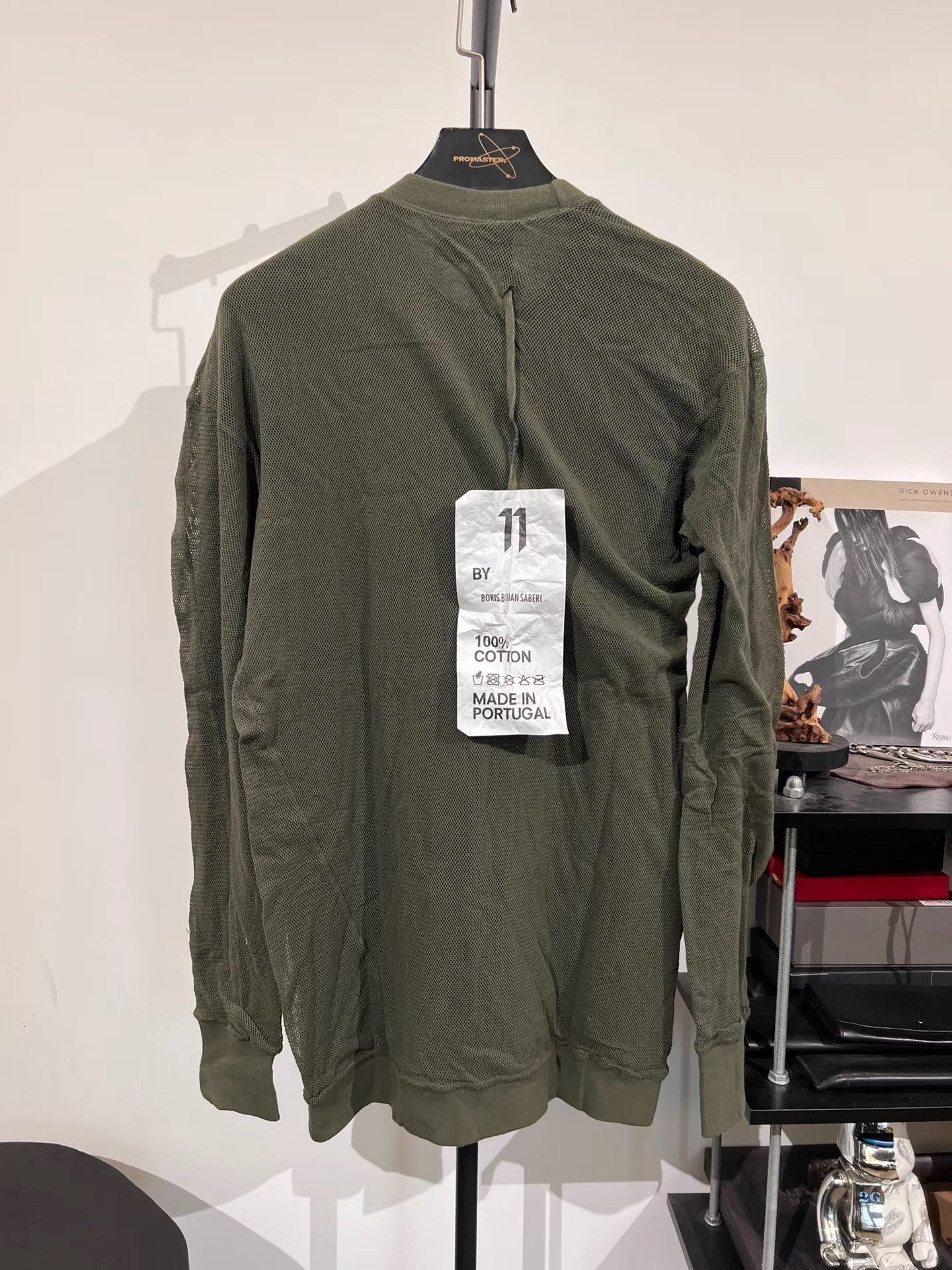 11 By Boris Bidjan Saberi 11by BBS C1 Double-Layer Mesh Sweatshirt K35 Size US XXL / EU 58 / 5 - 1 Thumbnail
