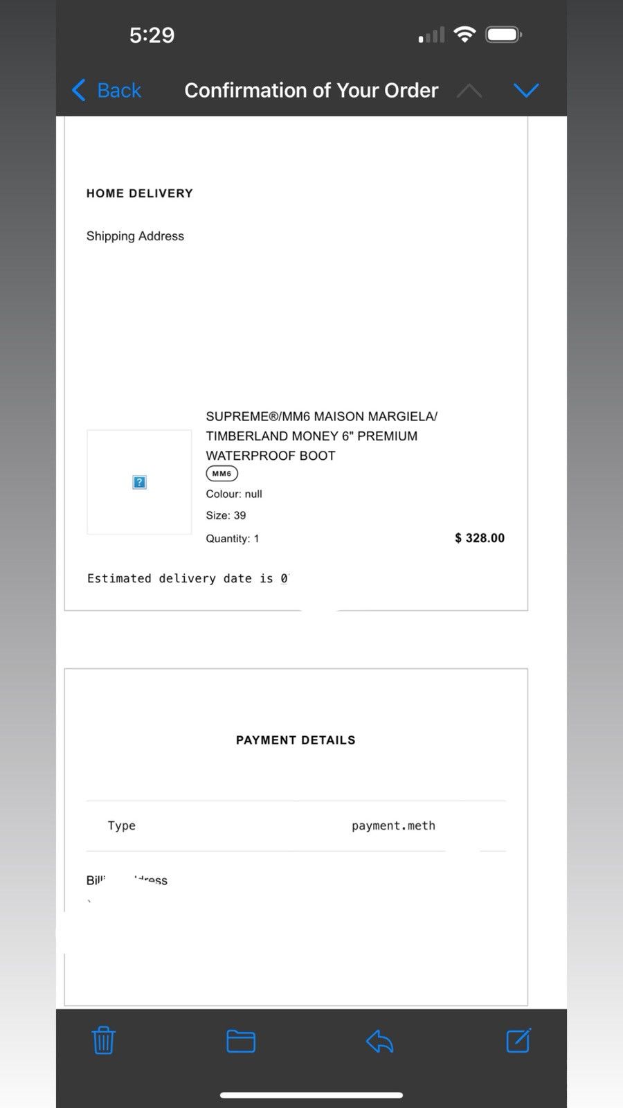 Maison Margiela × Supreme Supreme x MM6 6” Timberland Boot eu 39 us 7 Size US 7 / EU 40 - 5 Thumbnail