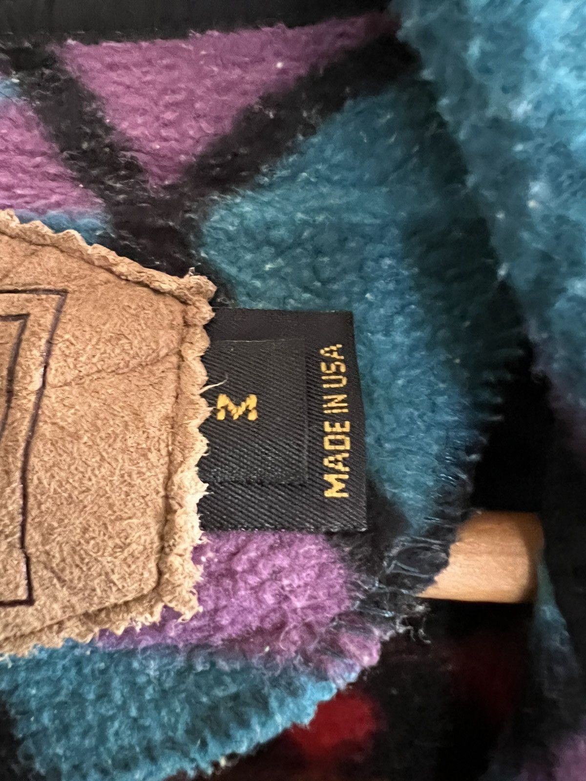 Woolrich Woolen Mills Vintage Woolrich Navajo Fleece Jacket – 90s Tribal Pattern Size US M / EU 48-50 / 2 - 8 Thumbnail