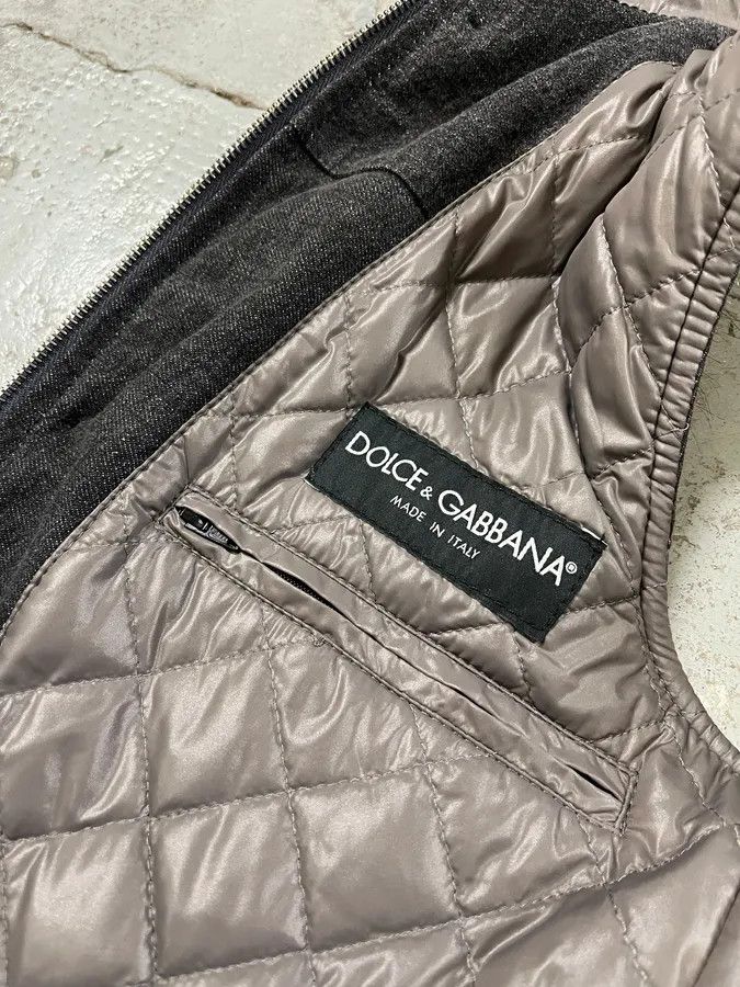 Dolce & Gabbana AW2011 Dolce & Gabbana Rabbit Fur Hooded Hybrid Denim Vest Jacket Size US S / EU 44-46 / 1 - 13 Thumbnail