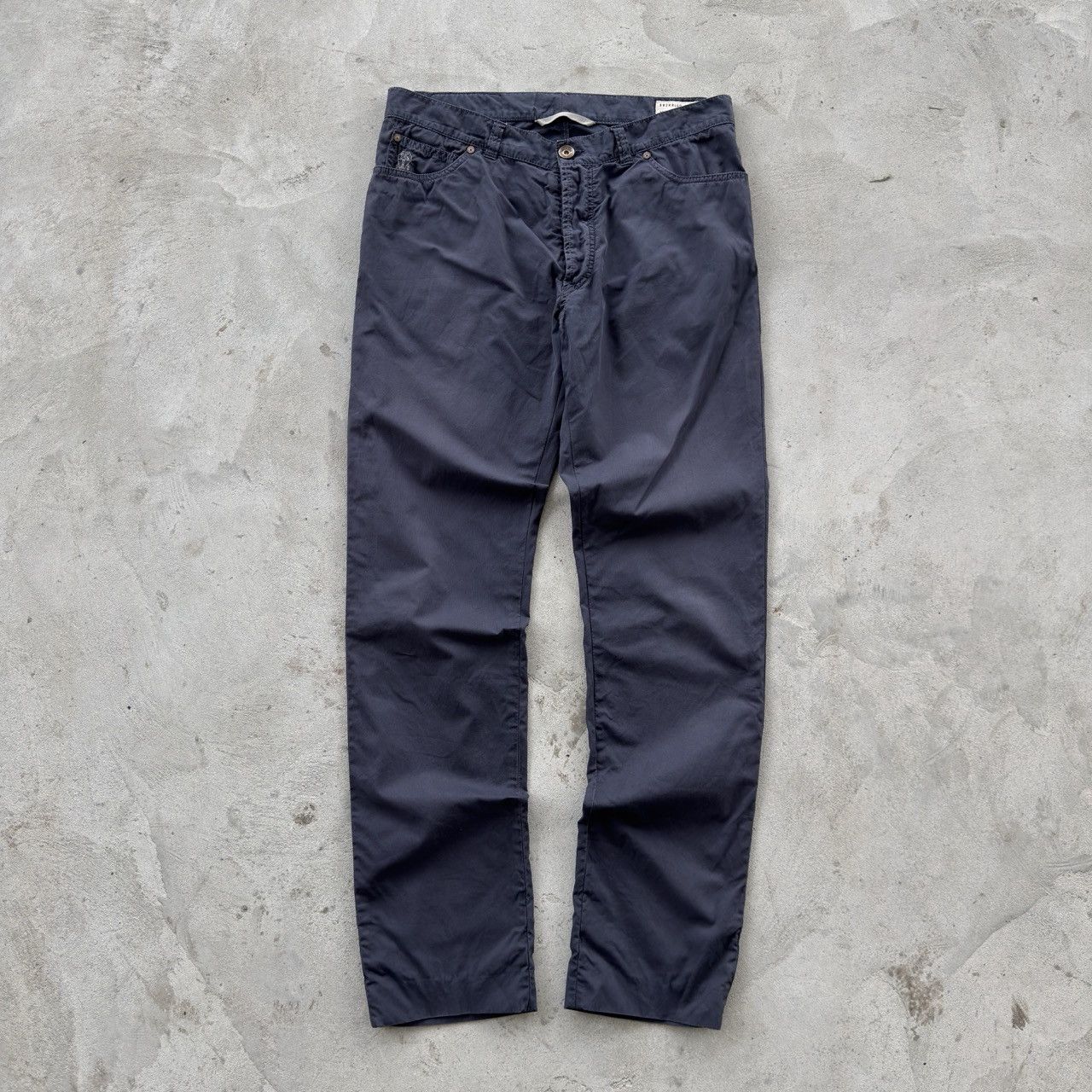 Brunello Cucinelli Vintage Brunello Cucinelli Cotton Chino Pants Trousers Size US 36 / EU 52 - 2 Thumbnail