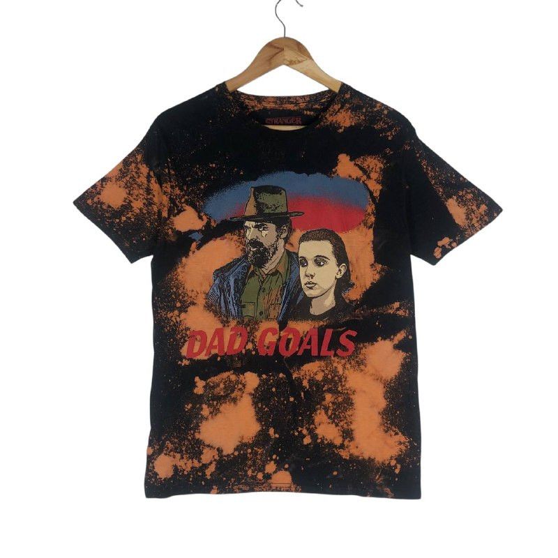 Vintage Stranger Thing Netflix "Dad Goals" T-Shirt Size US S / EU 44-46 / 1 - 1 Thumbnail