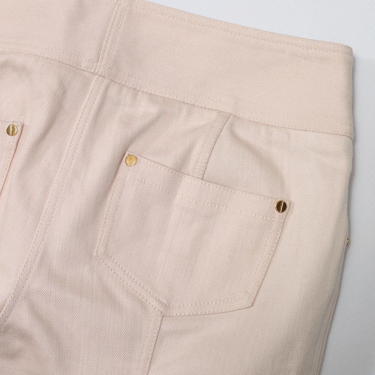 Tom Ford Tom Ford Denim Jeans Pants Slim Biker Light Pink cream 40 Size 27" / US 4 / IT 40 - 20 Thumbnail