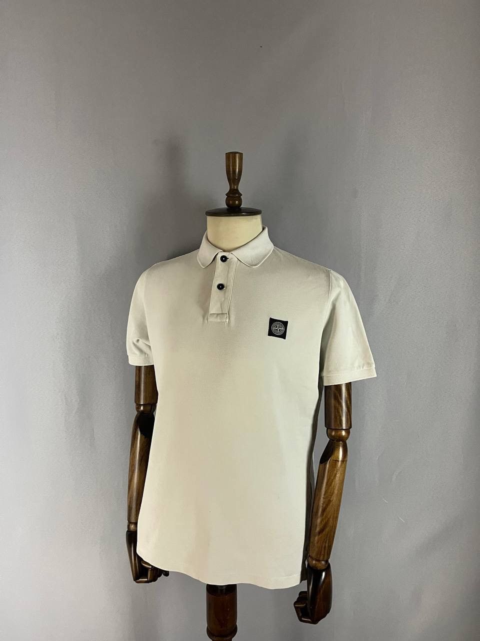 Stone Island Stone Island Polo Program Patch White Size US L / EU 52-54 / 3 - 1 Thumbnail