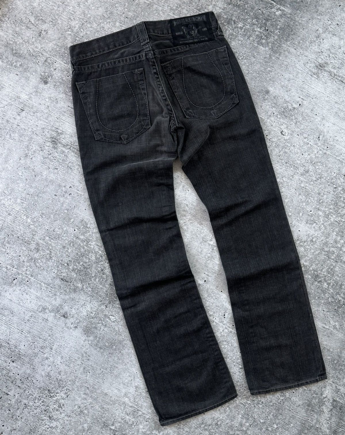 True Religion True Religion Vintage Y2K Denim Jeans Dark Gray Rare Size 32 Size US 32 / EU 48 - 1 Thumbnail