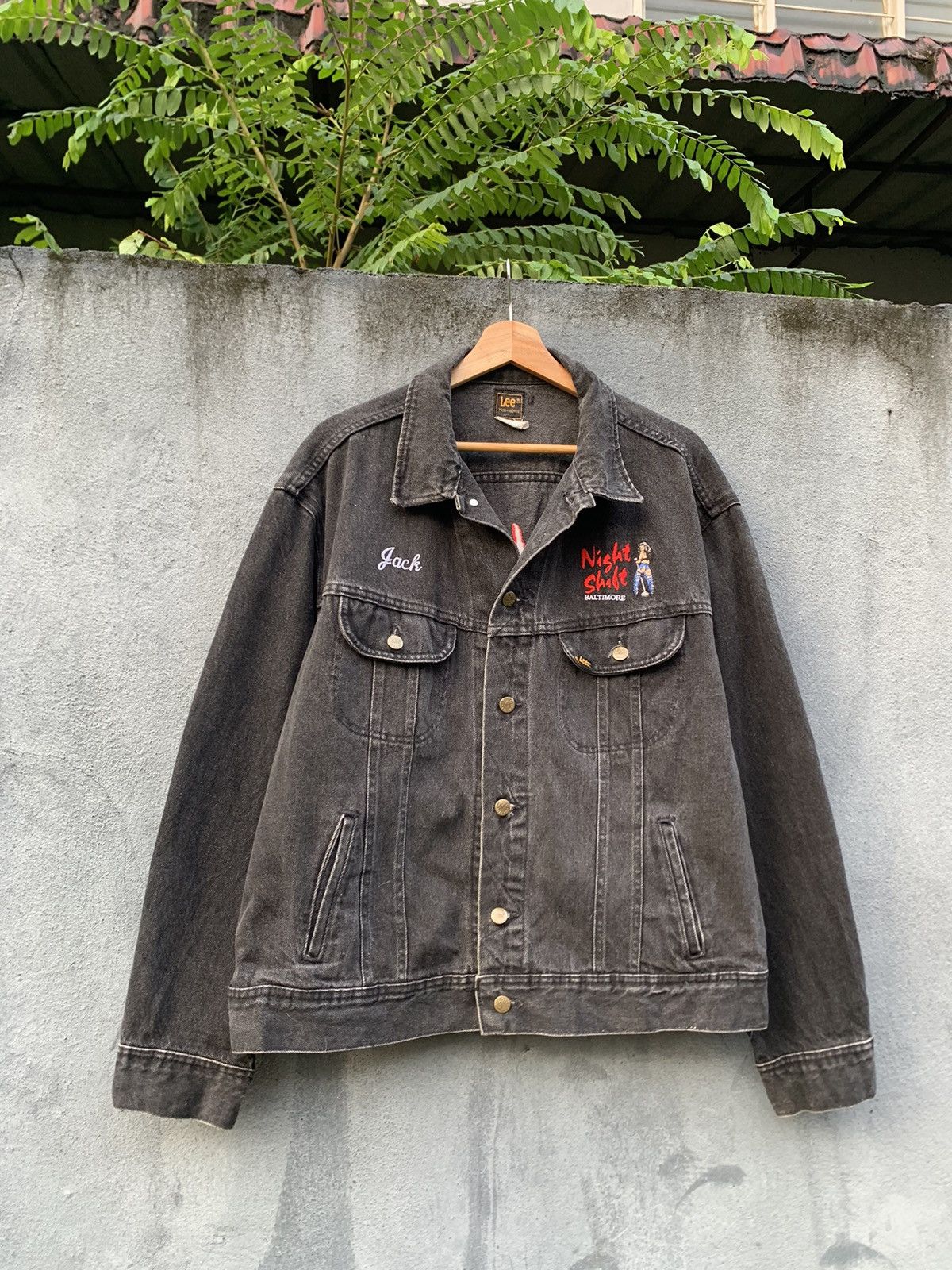 Lee 👹VINTAGE LEE STORM RIDER BAR TEES TRUCKER JACKET Size US M / EU 48-50 / 2 - 4 Thumbnail