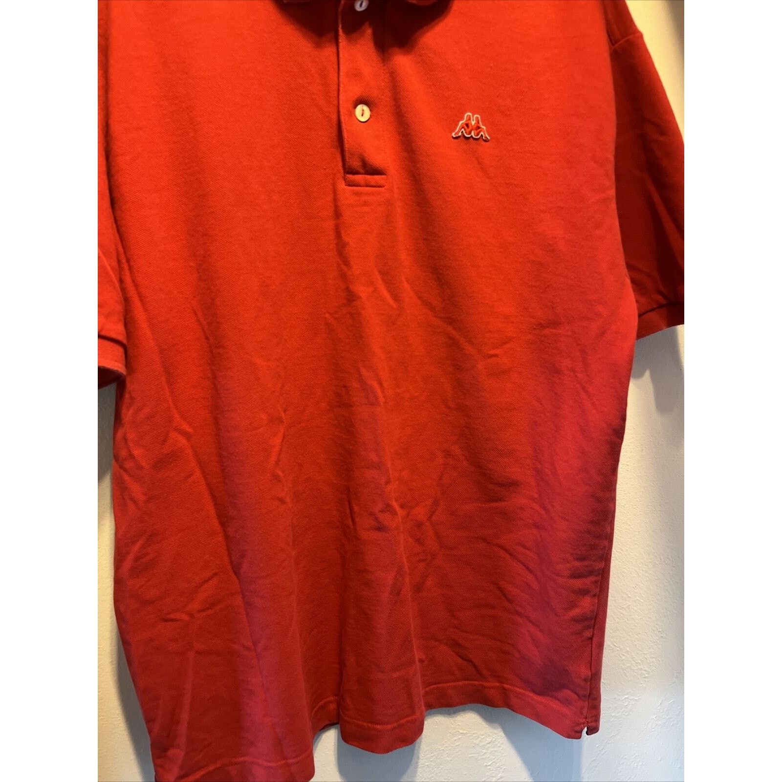 Kappa Robe Di Kappa LA POLO Men’s XL red SS cotton polo shirt Size US XL / EU 56 / 4 - 7 Thumbnail