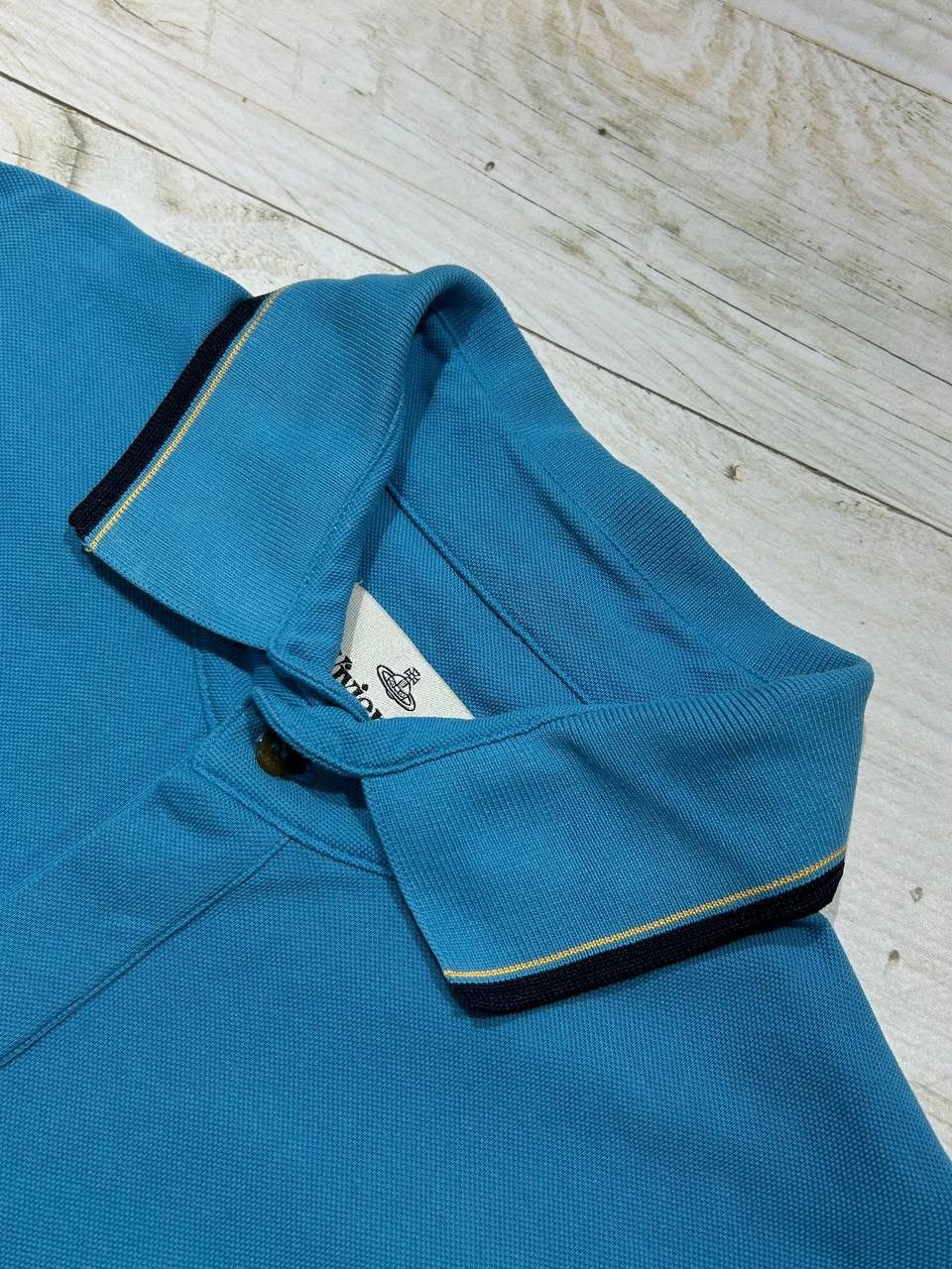 Vivienne Westwood Vivienne Westwood Polo Shirt Long Sleeve Logo Orb Size US L / EU 52-54 / 3 - 4 Thumbnail