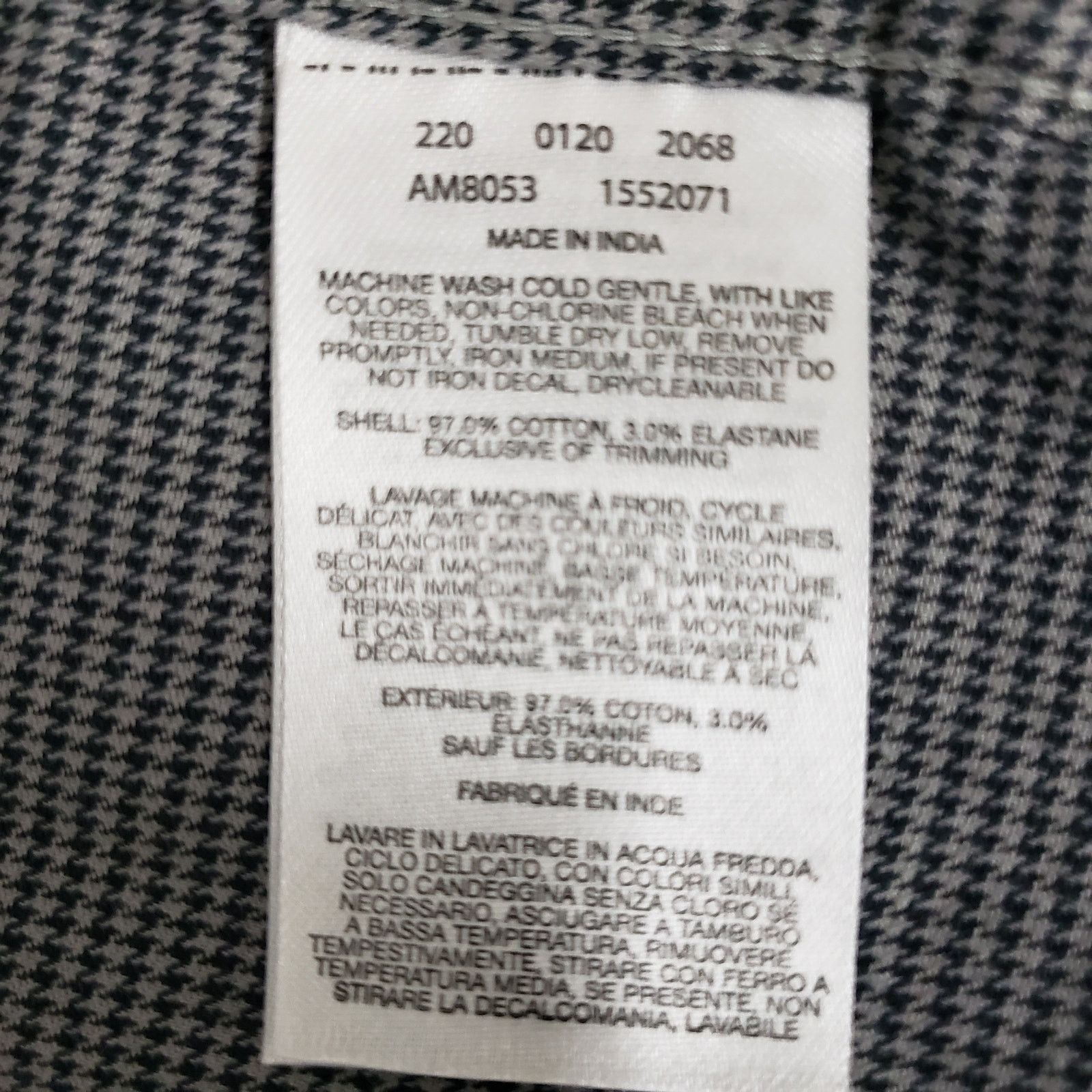 Columbia Columbia Vapor Ridge Shirt Houndstooth Check 3/4 Sleeve M Size US M / EU 48-50 / 2 - 6 Thumbnail