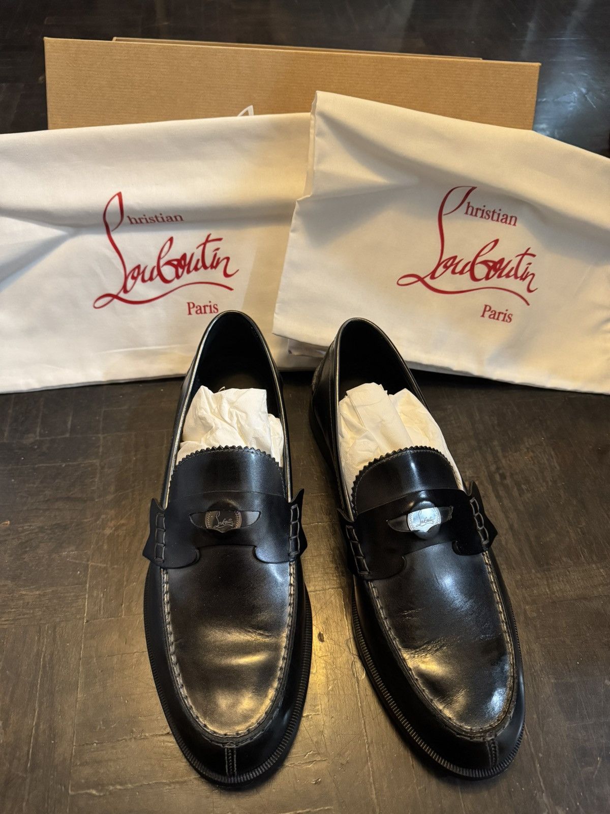 Christian Louboutin Mens Penny Loafers (size 42)