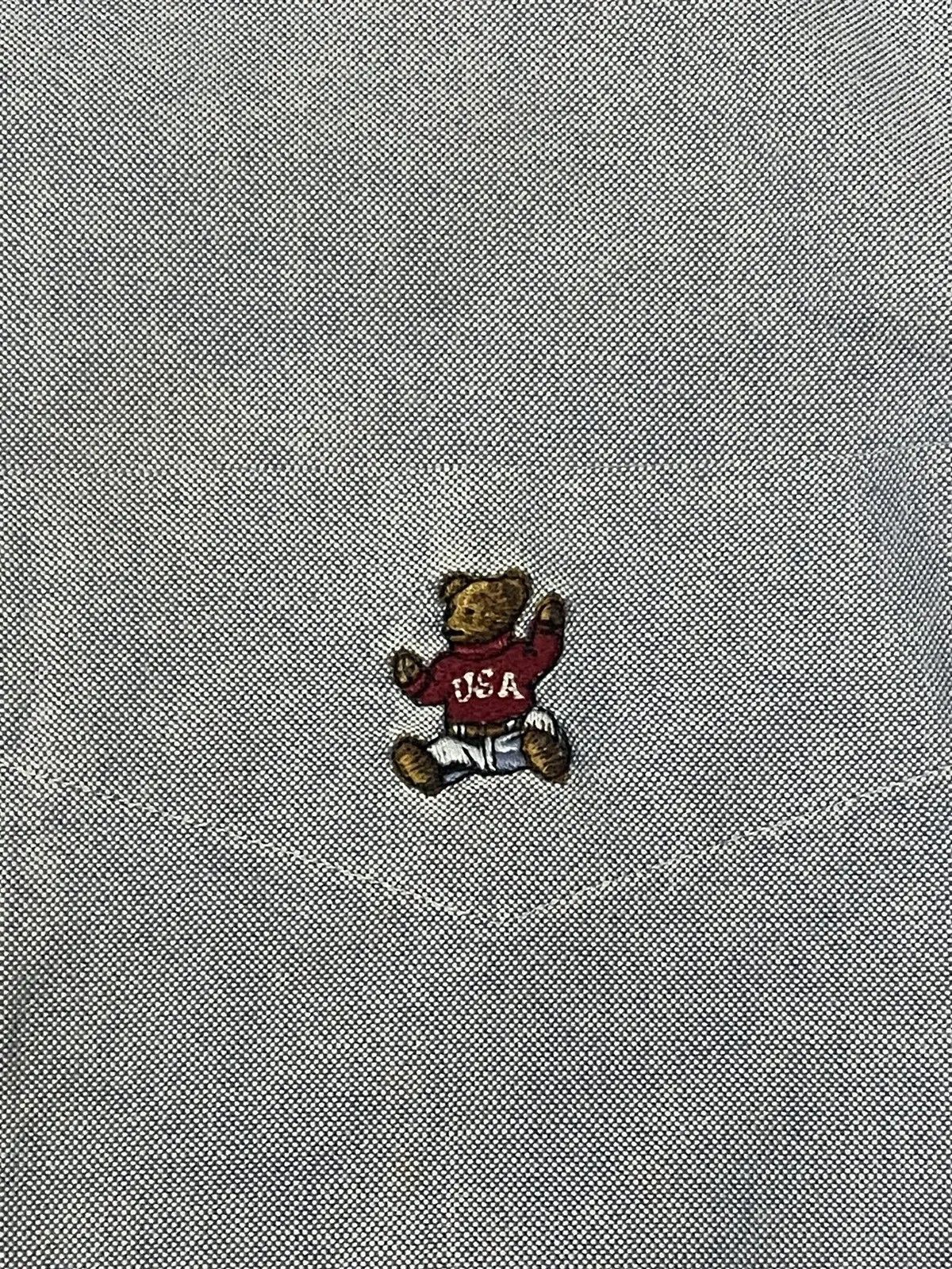 Polo Ralph Lauren Vtg 90s Ralph Lauren Sport "The Big Shirt" Polo Bear Oxford Size US S / EU 44-46 / 1 - 4 Thumbnail