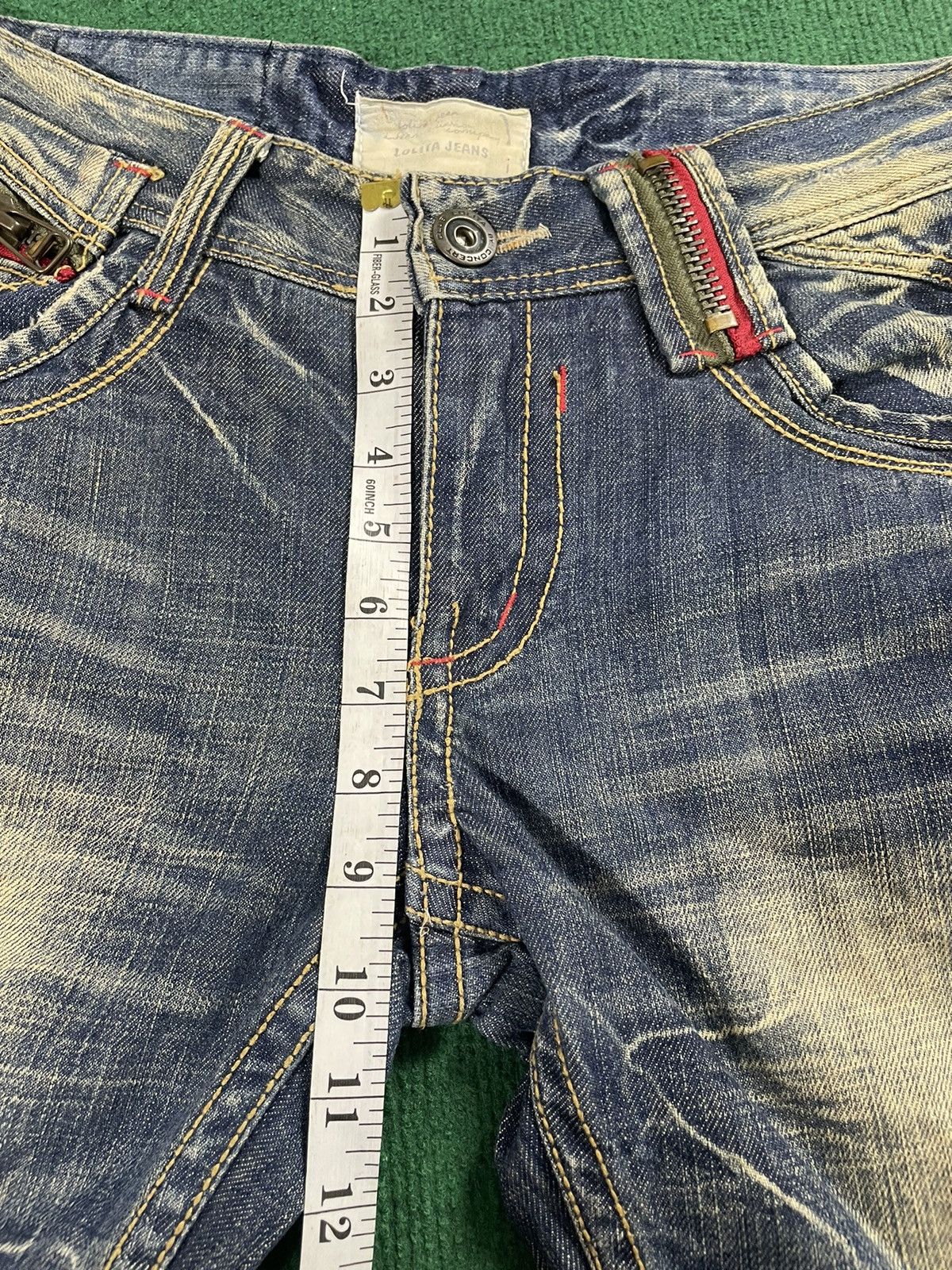 Japanese Brand Japanese Lolita Distressed Flair Cut Jeans Size US 34 / EU 50 - 11 Thumbnail