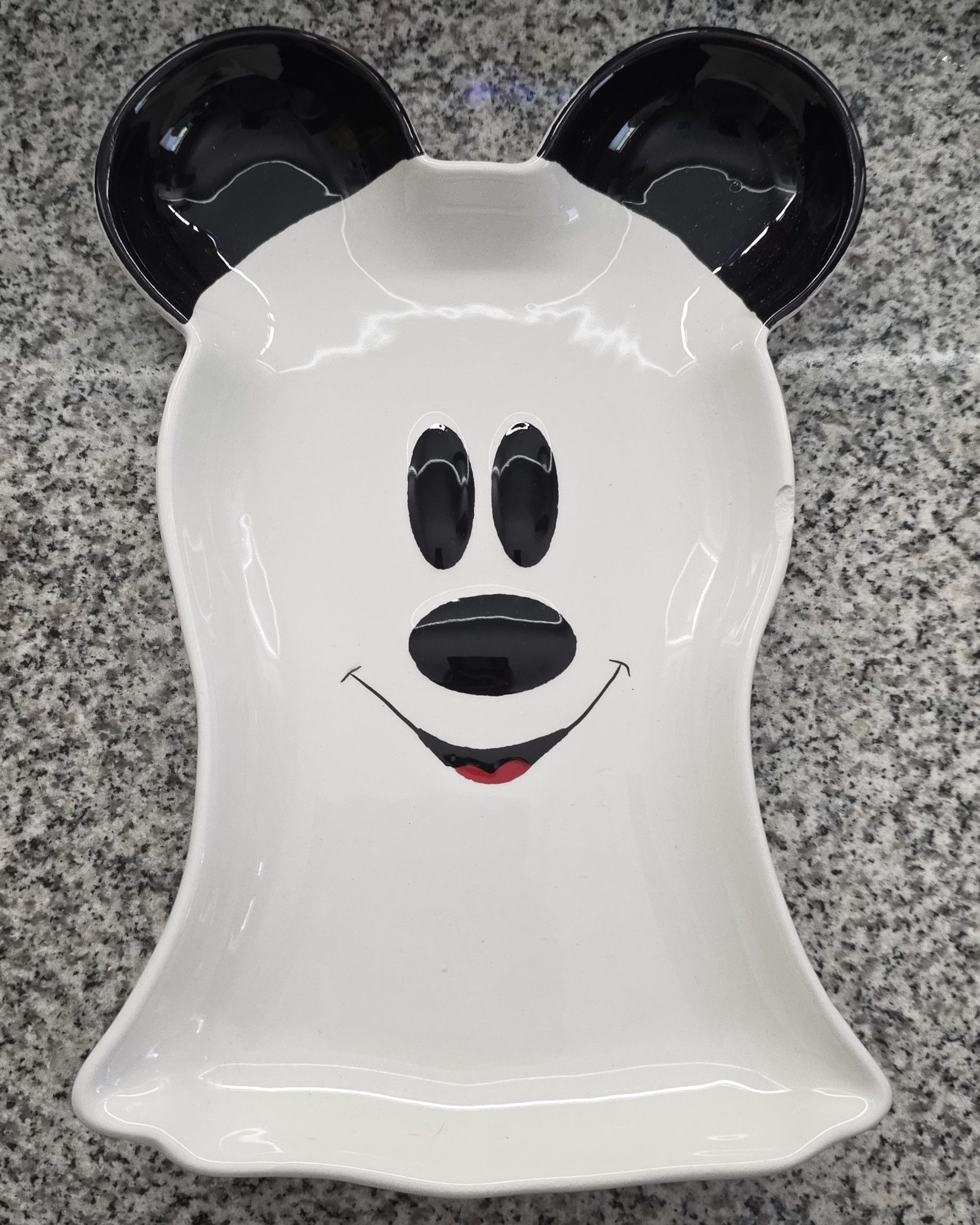 Disney NWT Disney Zrike Mickey Mouse Ghost Figural Tray Halloween Size ONE SIZE - 1 Thumbnail
