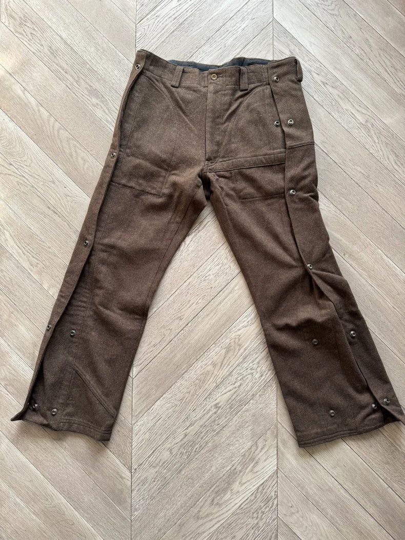 Yohji Yamamoto Yohji Yamamoto size 3 Premium wool overalls pants Size US 30 / EU 46 - 1 Thumbnail
