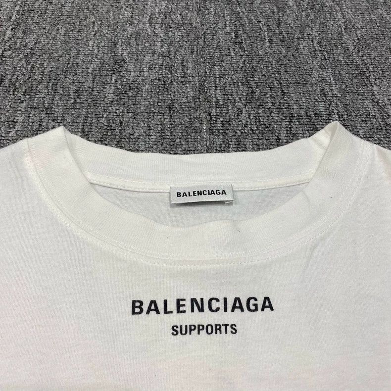 Balenciaga Balenciaga White Short Sleeve TShirt-2506 Size US XS / EU 42 / 0 - 7 Thumbnail
