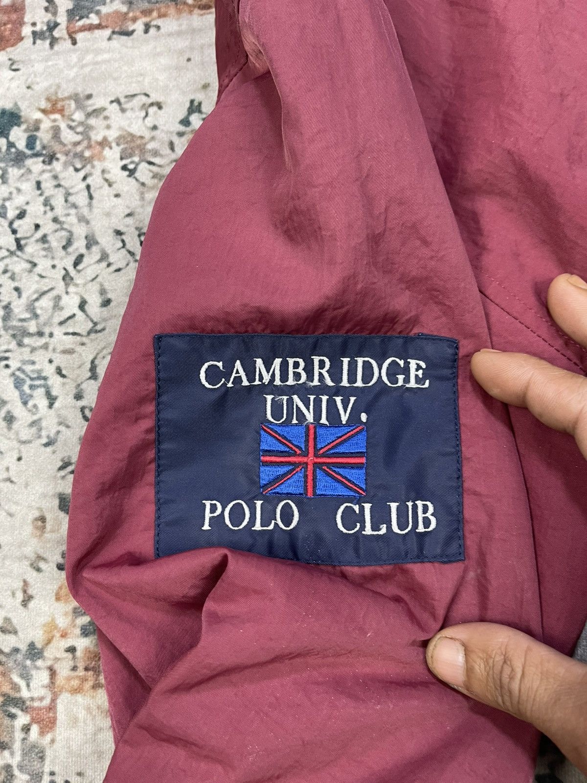 Polo Ralph Lauren Vtg Cambridge Univ. Polo Club Nylon Zipper Jacket Size US M / EU 48-50 / 2 - 10 Thumbnail