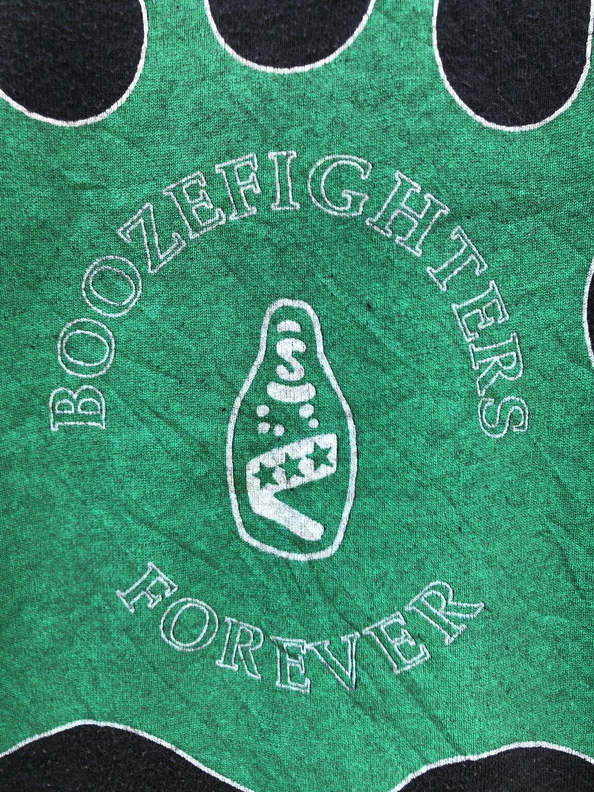 Vintage Vintage 90s Boozefighters Forever Motorcycle Club Flame Tee Size US L / EU 52-54 / 3 - 8 Thumbnail