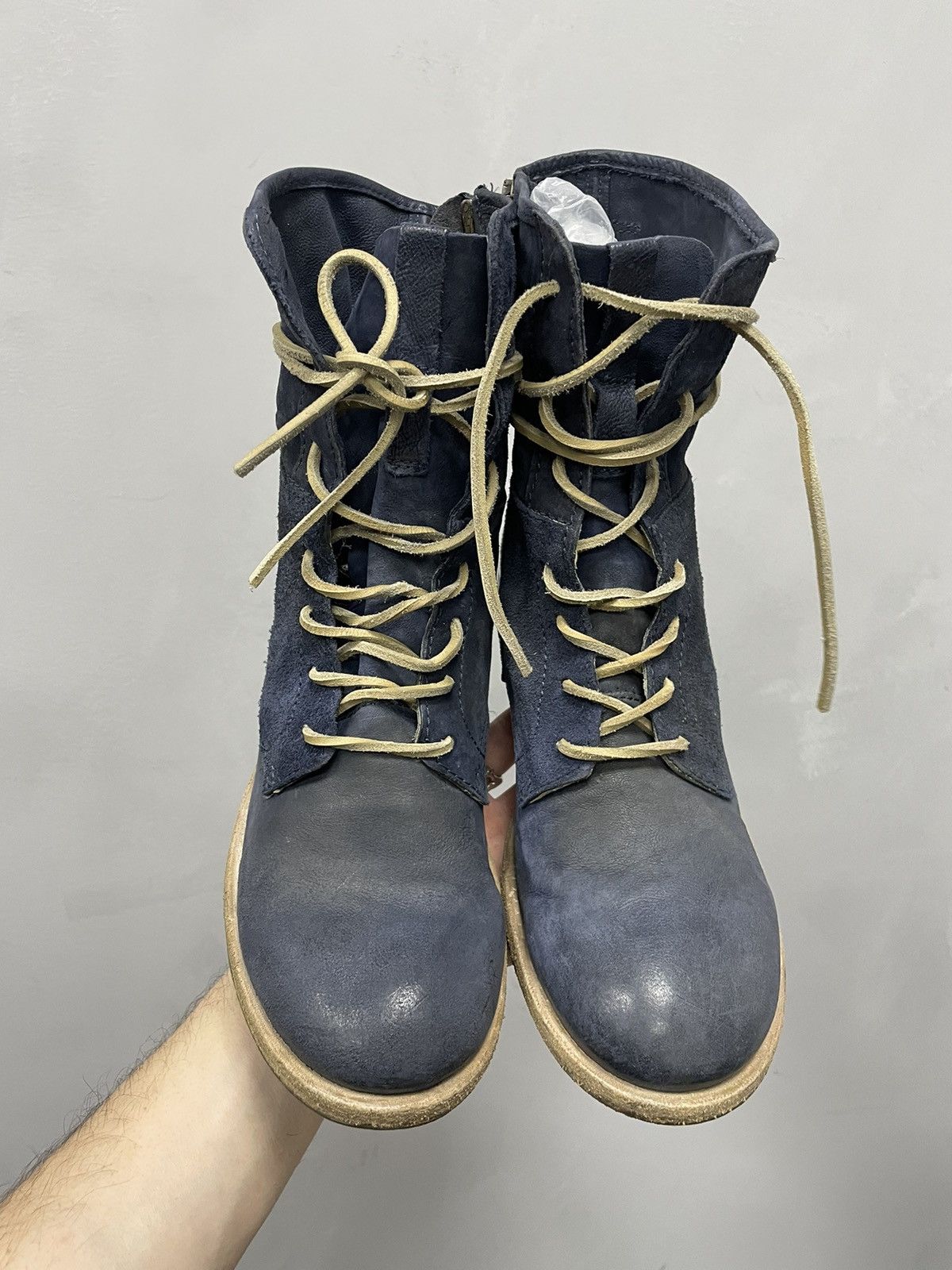 A.S.98 × Dirk Bikkembergs RARE AS 98 boots Vintage Ankle Boots Rick 1 Owens Vibe Size US 7.5 / EU 40-41 - 3 Thumbnail