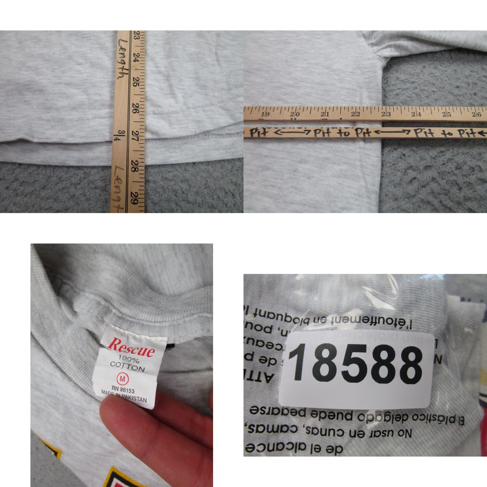 Sunray Sportswear VINTAGE Sun Sportswear Graphic T-Shirt Mens Medium Gray 90s Dad Mens Size US M / EU 48-50 / 2 - 8 Thumbnail