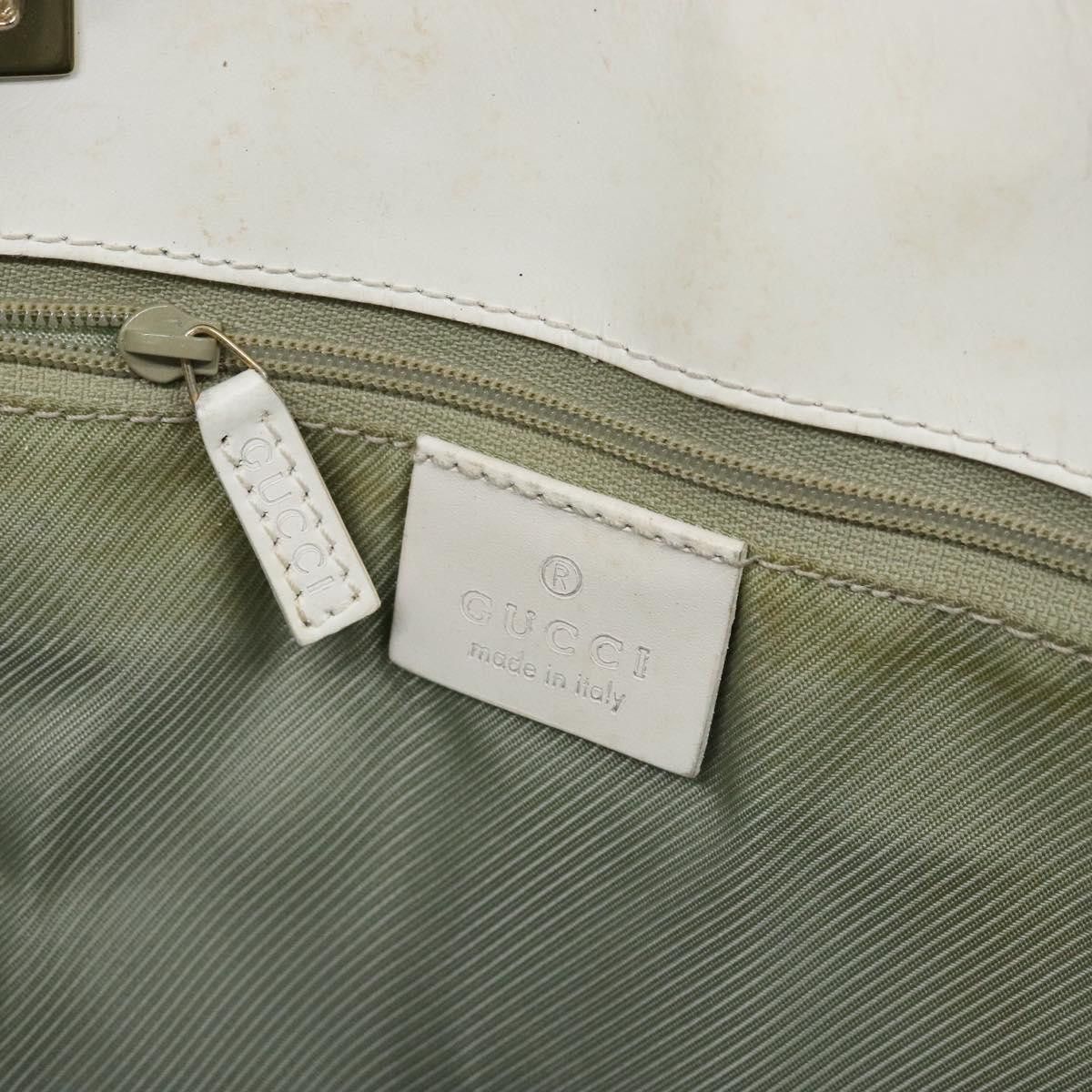 Gucci GUCCI GG Canvas Tote Bag Turquoise Blue Gold 002 002 Size ONE SIZE - 16 Thumbnail