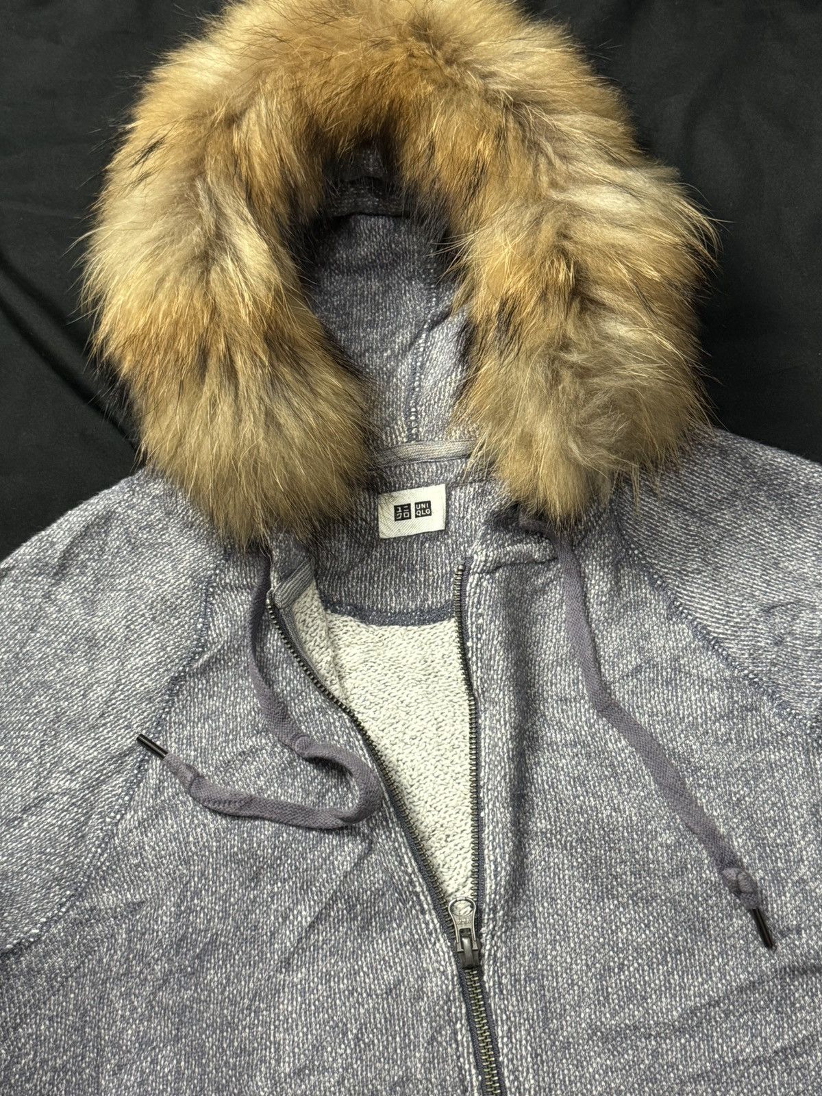 If Six Was Nine × Japanese Brand × Le Grande Bleu (L.G.B.) Faux Fur hoodie Japanese Uniqlo ifsix lgb style Size US L / EU 52-54 / 3 - 4 Thumbnail