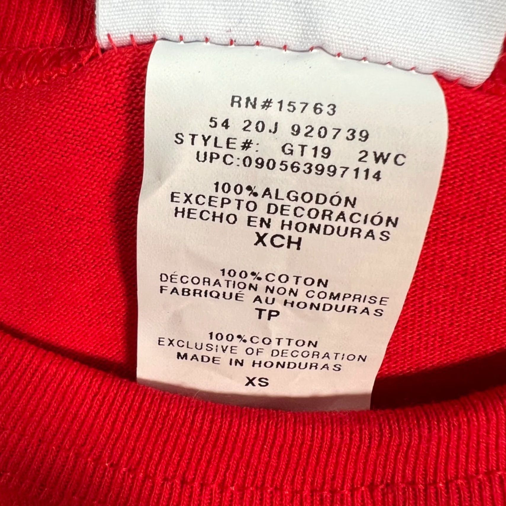 Champion Champion Red Crewneck T-Shirt Mens Size XS 100% Cotton NEW! Size US XS / EU 42 / 0 - 6 Thumbnail