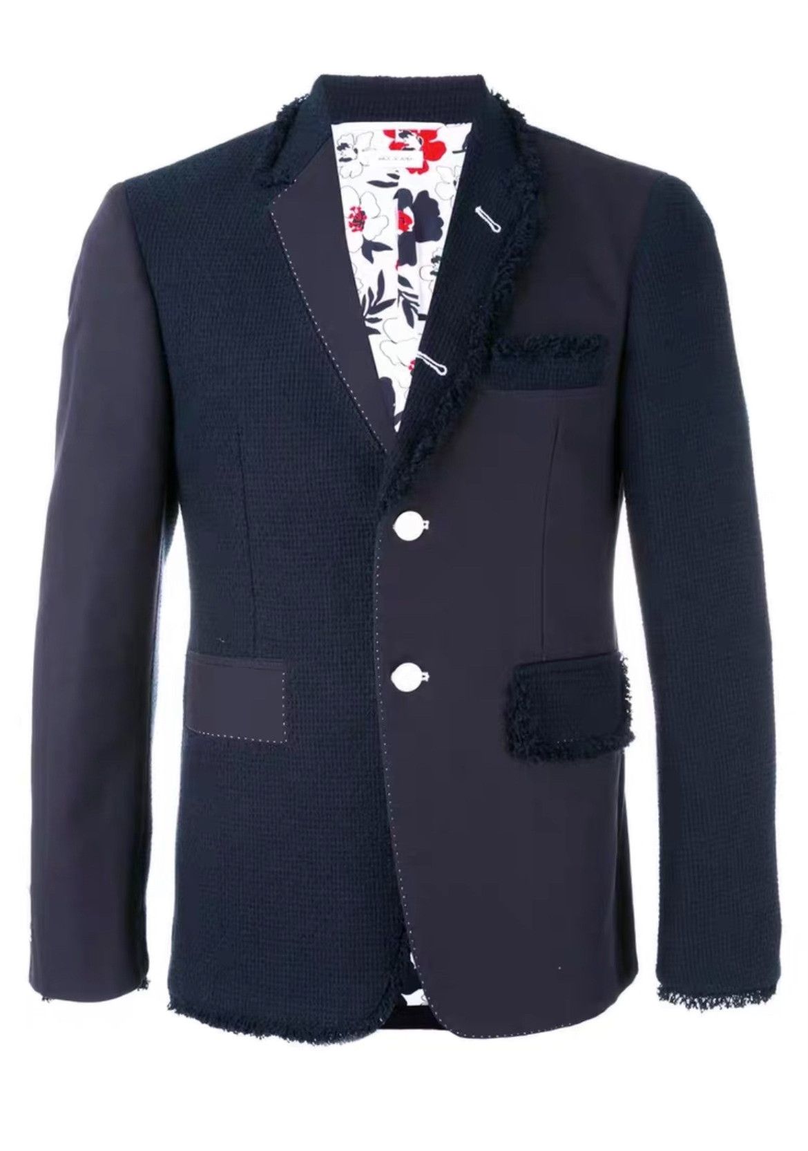 Thom Browne Thom Browne TB Trimmed Colorblock Suit Size US XS / EU 42 / 0 - 1 Thumbnail