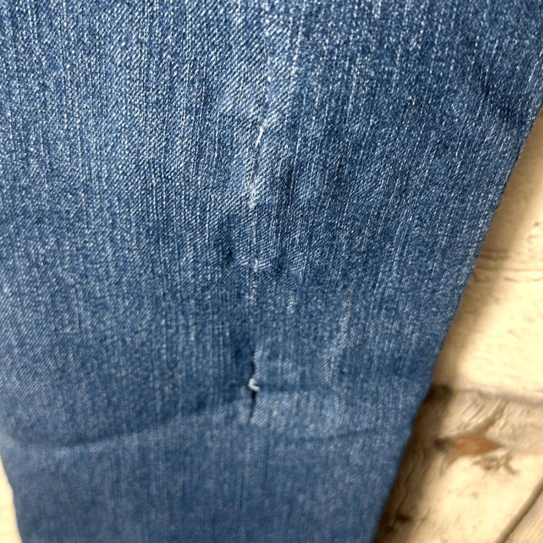 Vintage Democracy Womens Ab Technology Skinny Jeans 14 Blue Jeans Womens 14 Tapered Regular Holes Back Leg Size 36" / US 14 / IT 50 - 7 Thumbnail