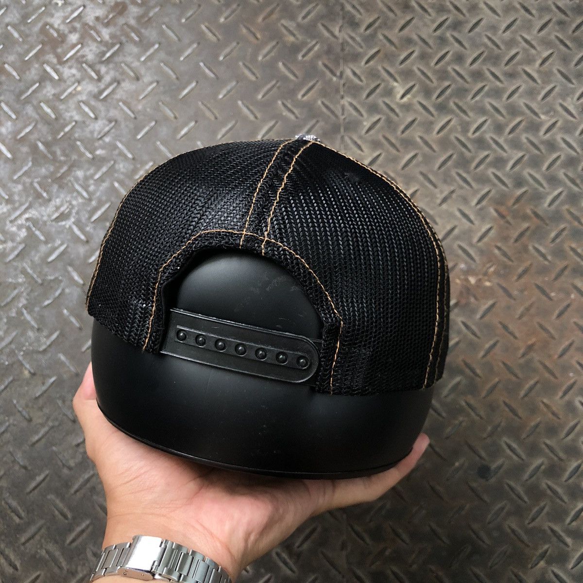 Von Dutch 🚫 SOLD 🚫 Von Dutch Full Print Double Patch Trucker Hat Size ONE SIZE - 6 Thumbnail