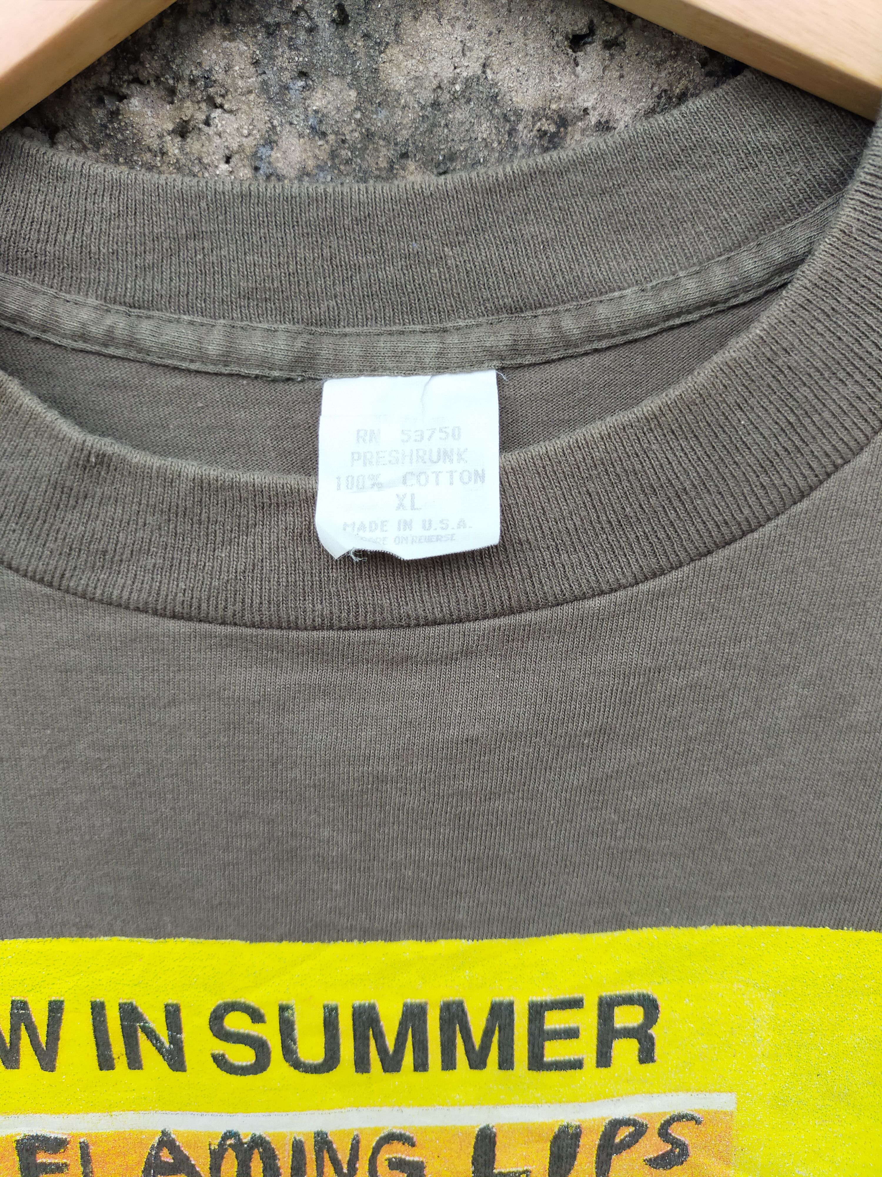 Vintage The Flaming Lips "Transmissions from the satellite heart" Size US XL / EU 56 / 4 - 5 Thumbnail
