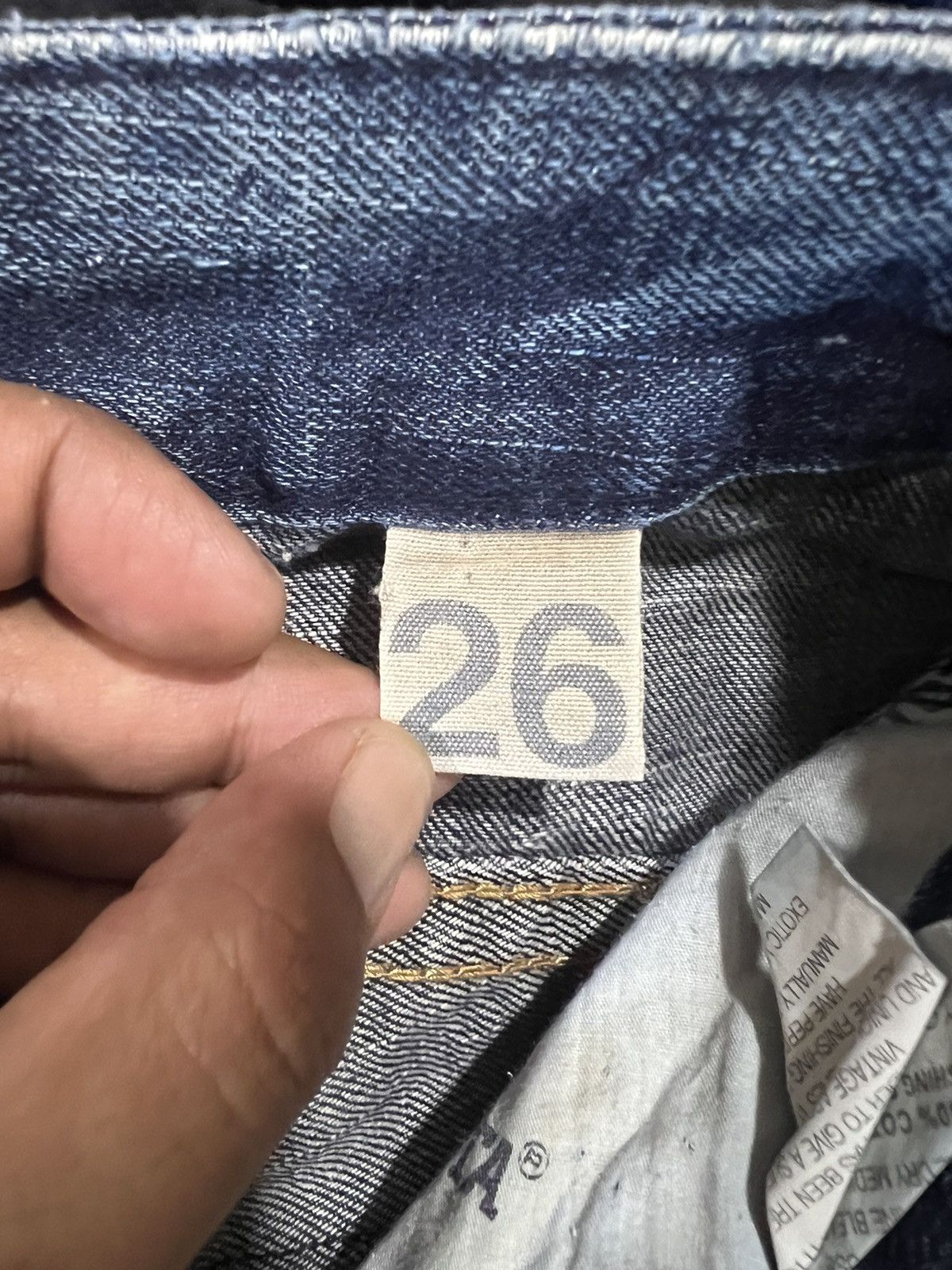 Other 🔥Rare Lolita Jeans Flared Distressed Denim Size 29" - 15 Thumbnail