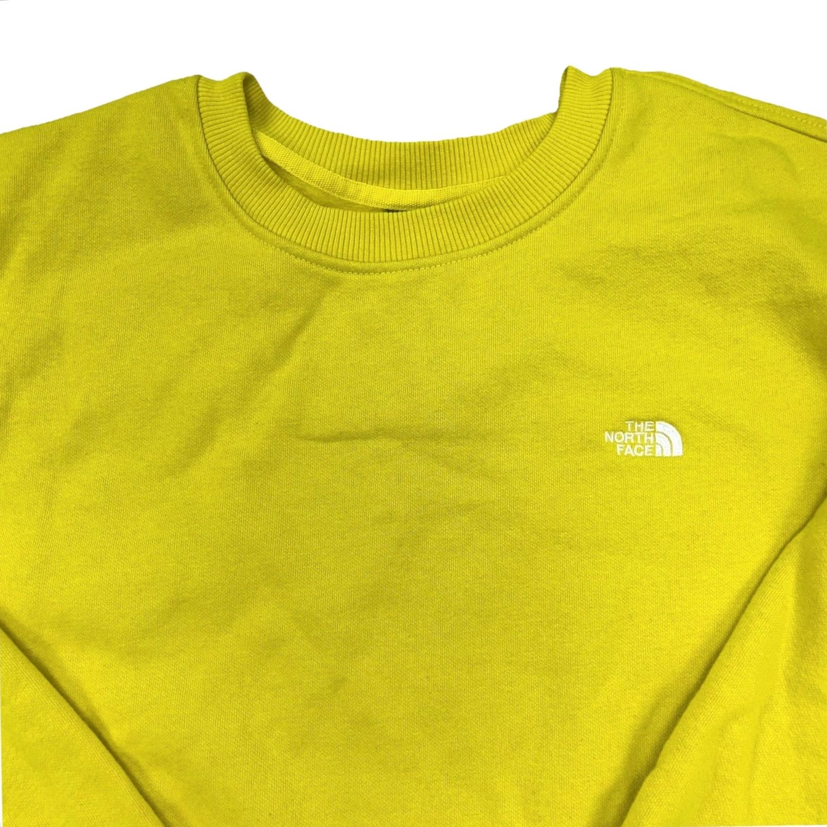 The North Face North Face Sweatshirt Adult Small Yellow White Crew Neck Sweater Plain Basic Men Size US S / EU 44-46 / 1 - 2 Thumbnail