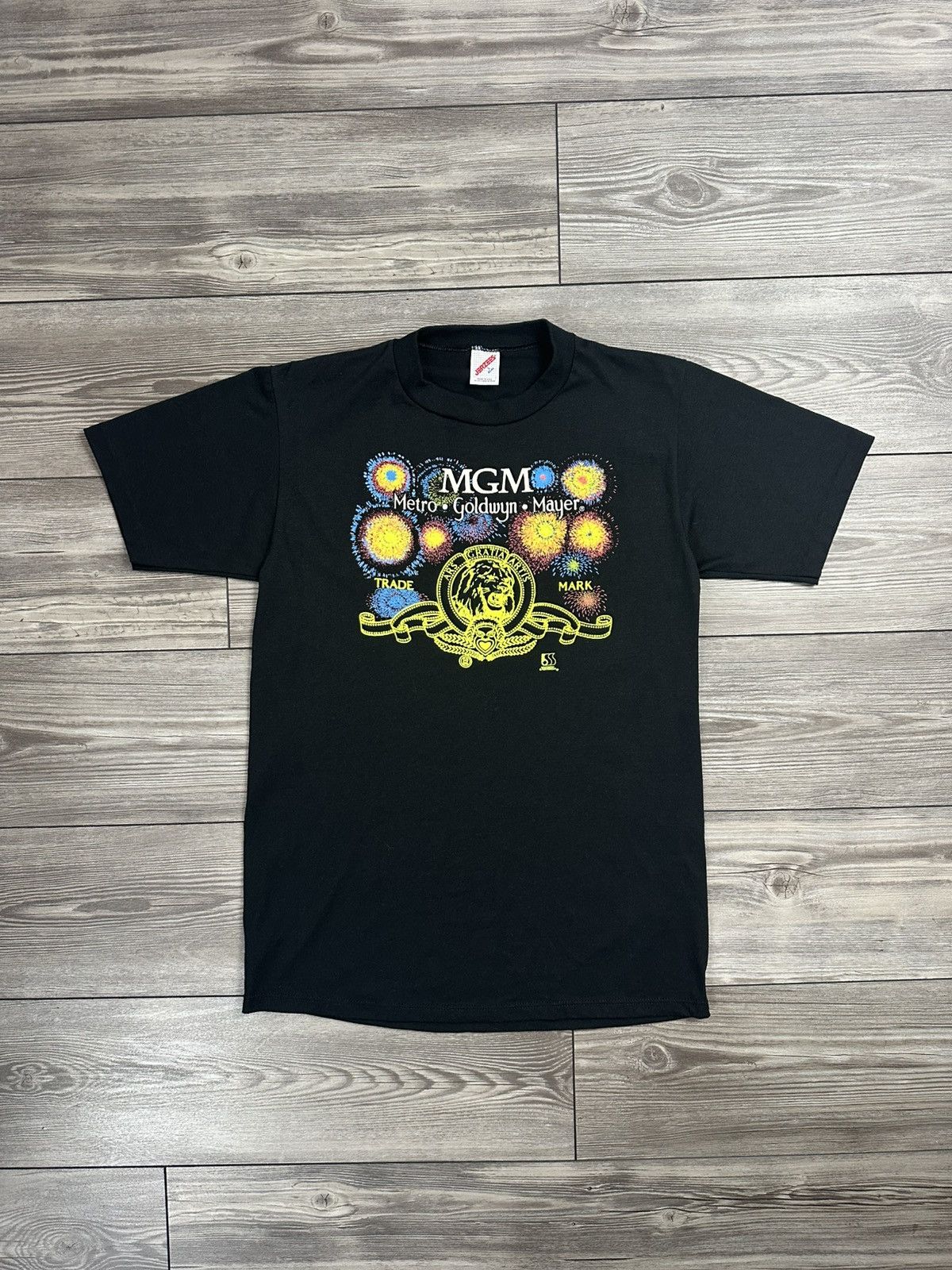 Jerzees × Vintage Vintage 90’s MGM Studio Puff Print Graphic T Shirt Size US L / EU 52-54 / 3 - 1 Thumbnail