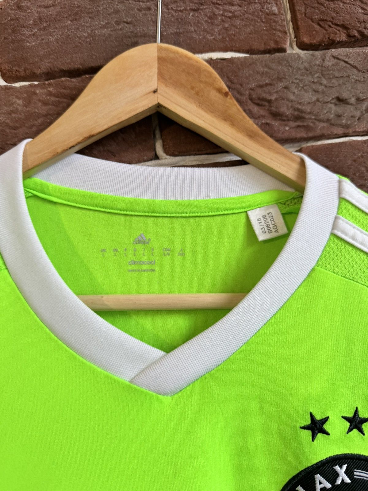 Adidas 2015 Adidas Ajax Amsterdam Football Soccer Jersey Green L Size US L / EU 52-54 / 3 - 5 Thumbnail
