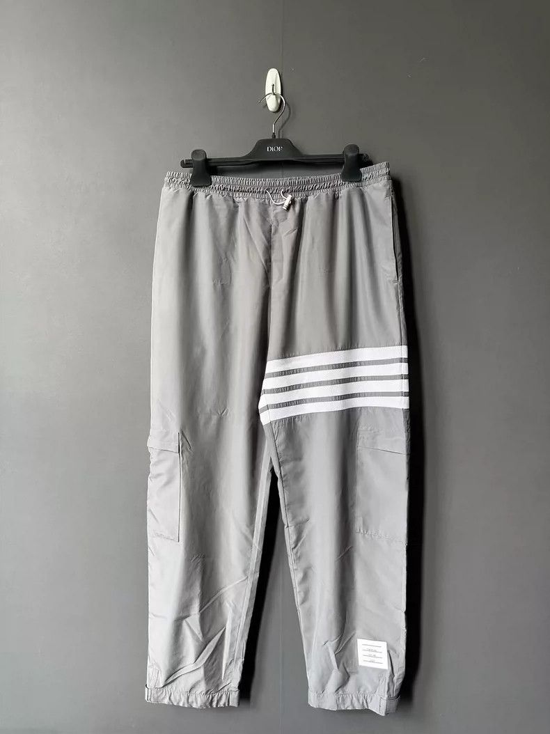 Thom Browne Thom Browne size4 Gray nylon overalls Size US 28 / EU 44 - 1 Thumbnail