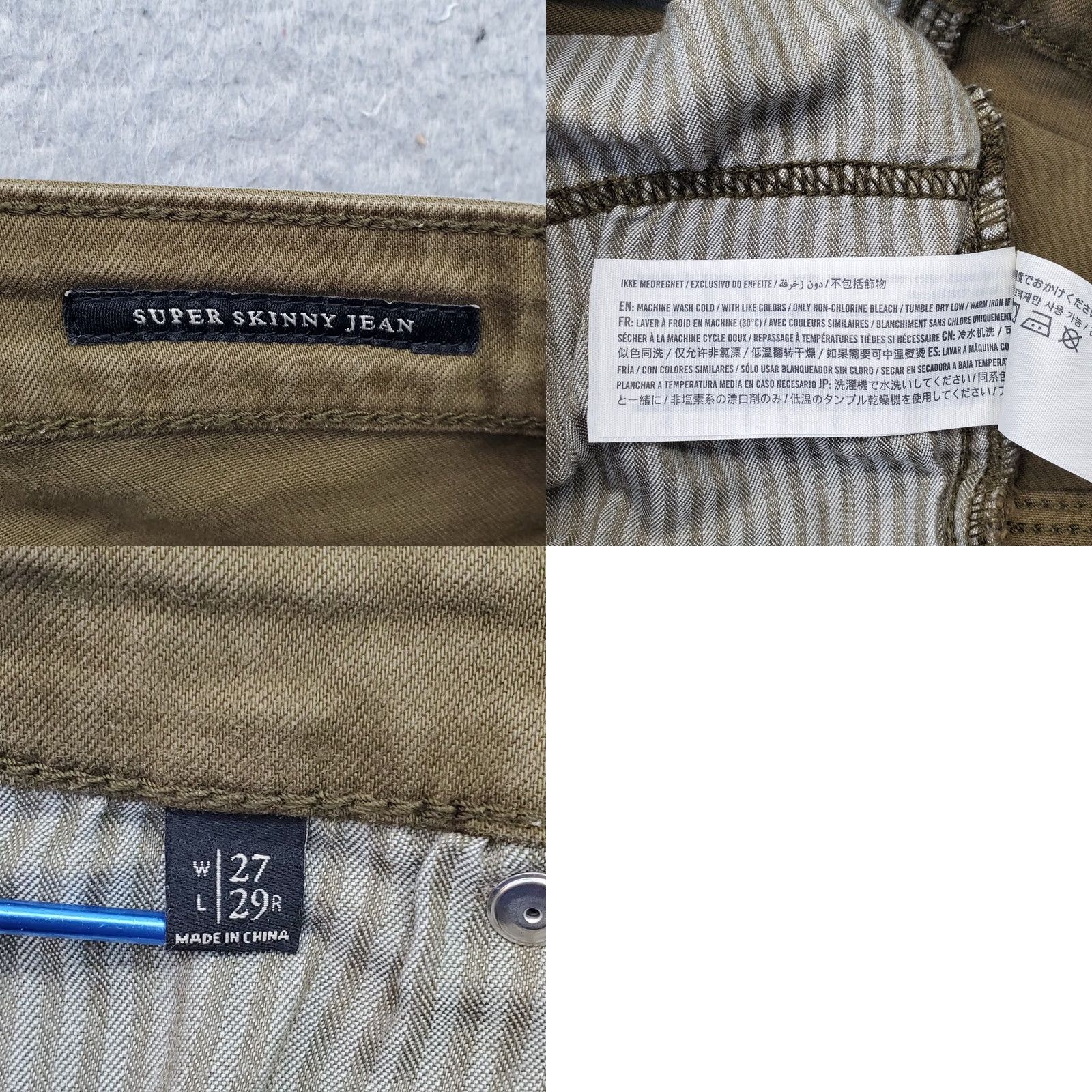 Abercrombie & Fitch Abercrombie & Fitch Signature Jeans Womens Size 27 Brown Skinny Denim 27x29 Solid Dark Brown 90s? No Vintage: N/A Size 27" / US 4 / IT 40 - 8 Thumbnail